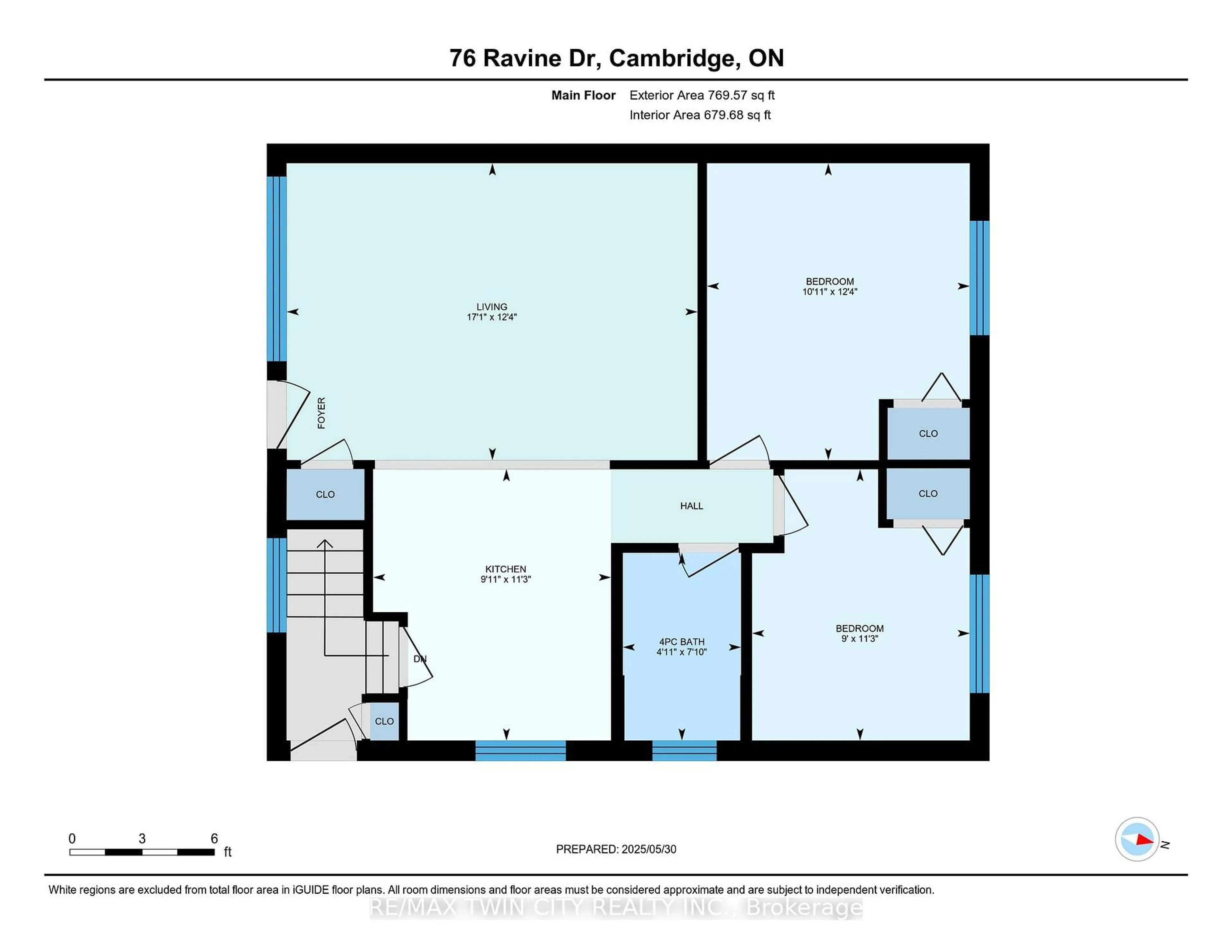 Floor plan for 76 Ravine Dr, Cambridge Ontario N1R 2W8