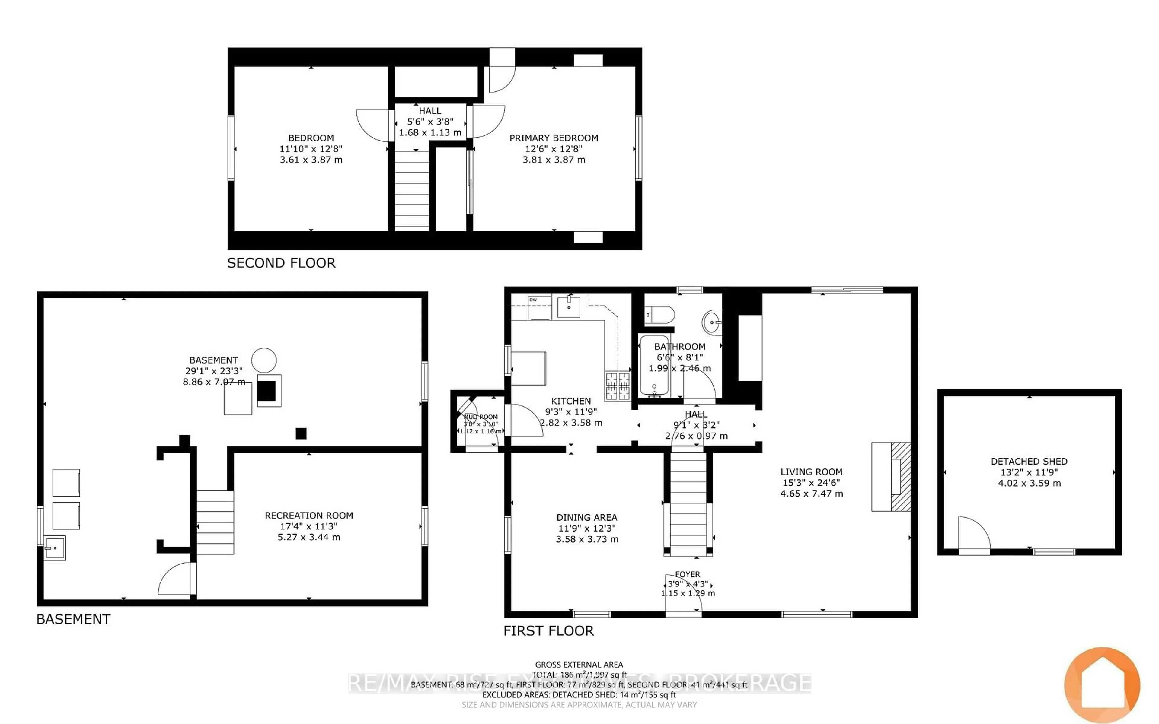 Floor plan for 28 Lemoine St, Belleville Ontario K8P 4G7
