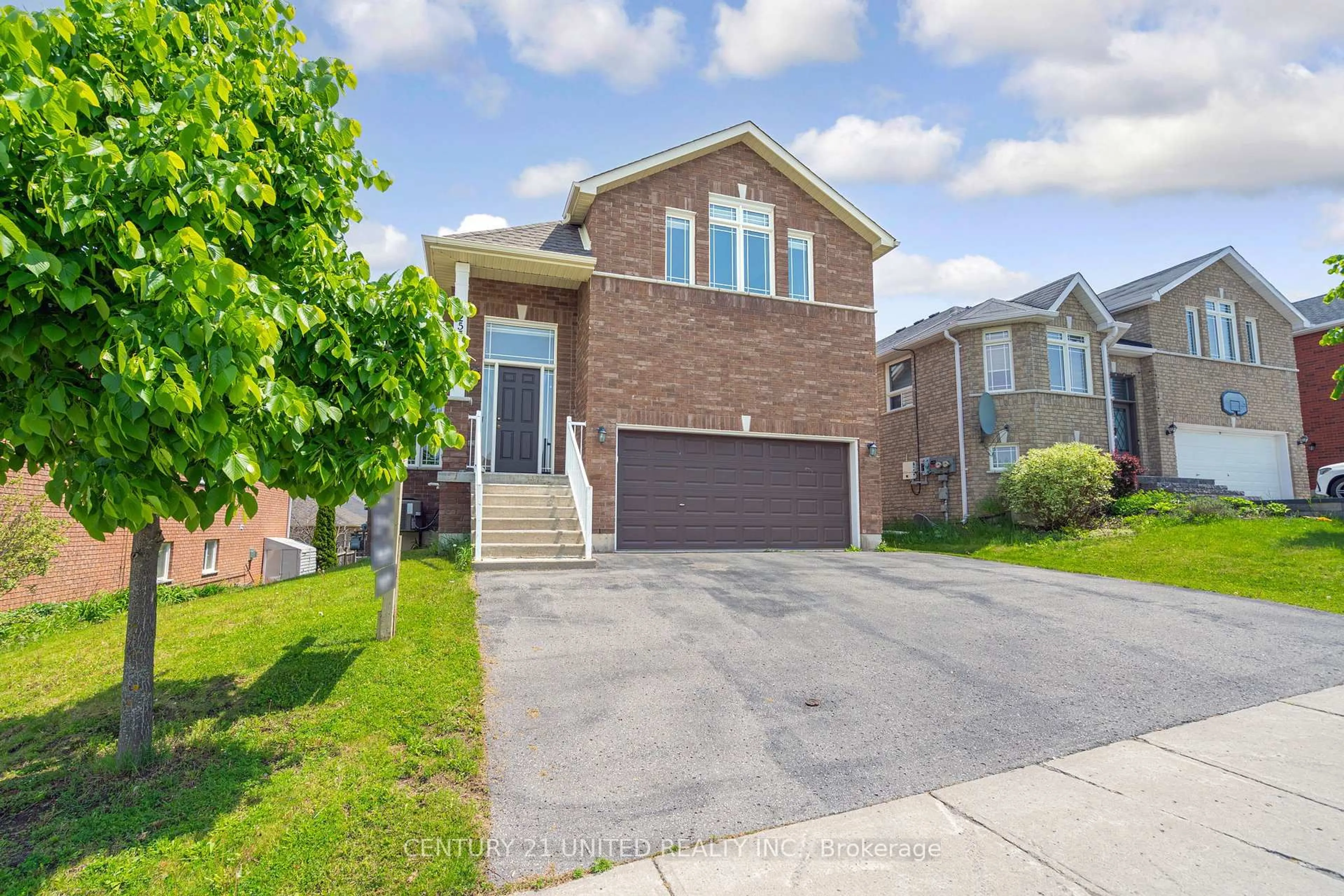 Home with brick exterior material, street for 2538 Denure Dr, Peterborough West Ontario K9K 2T1