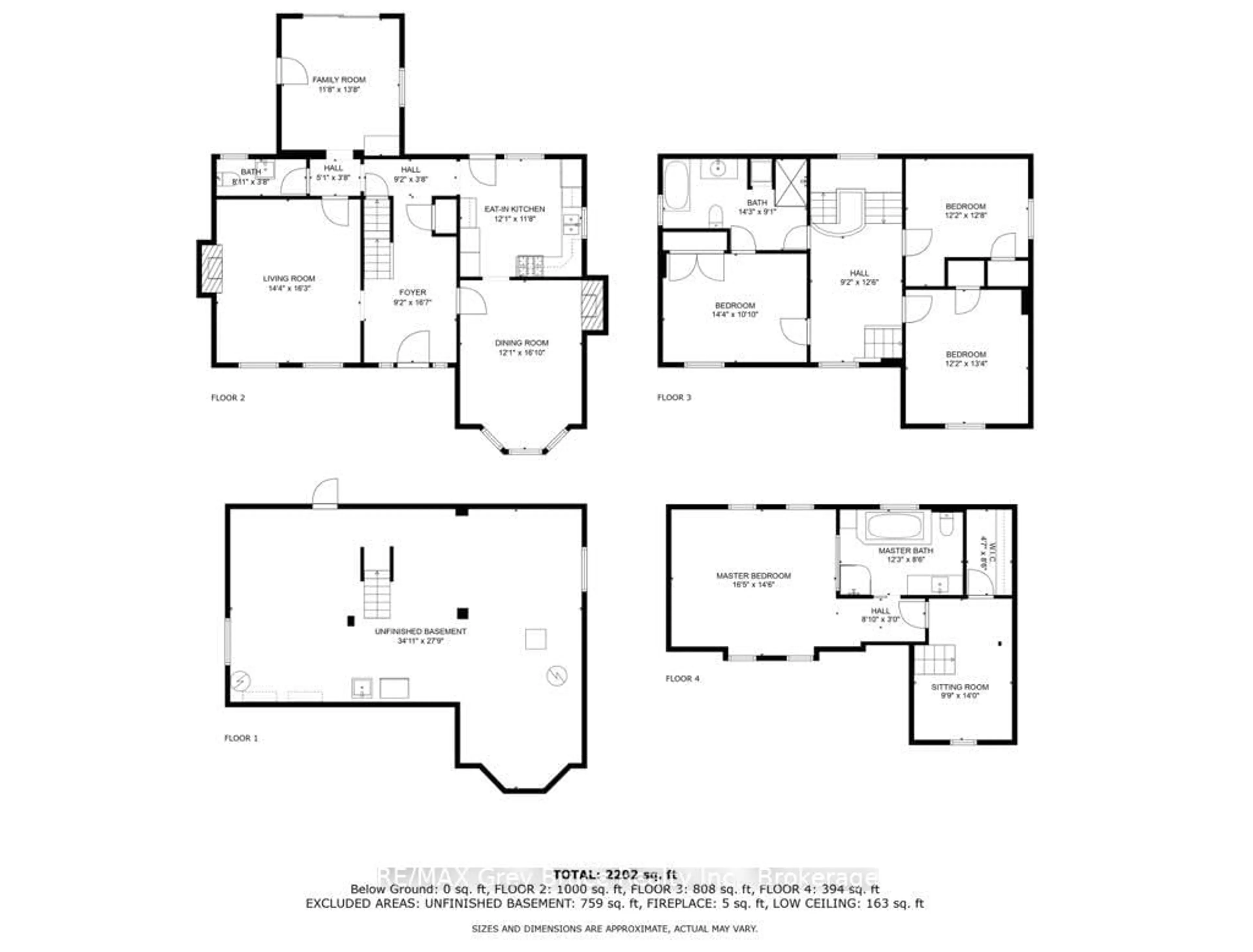 Floor plan for 922 3rd Ave, Owen Sound Ontario N4K 4P6