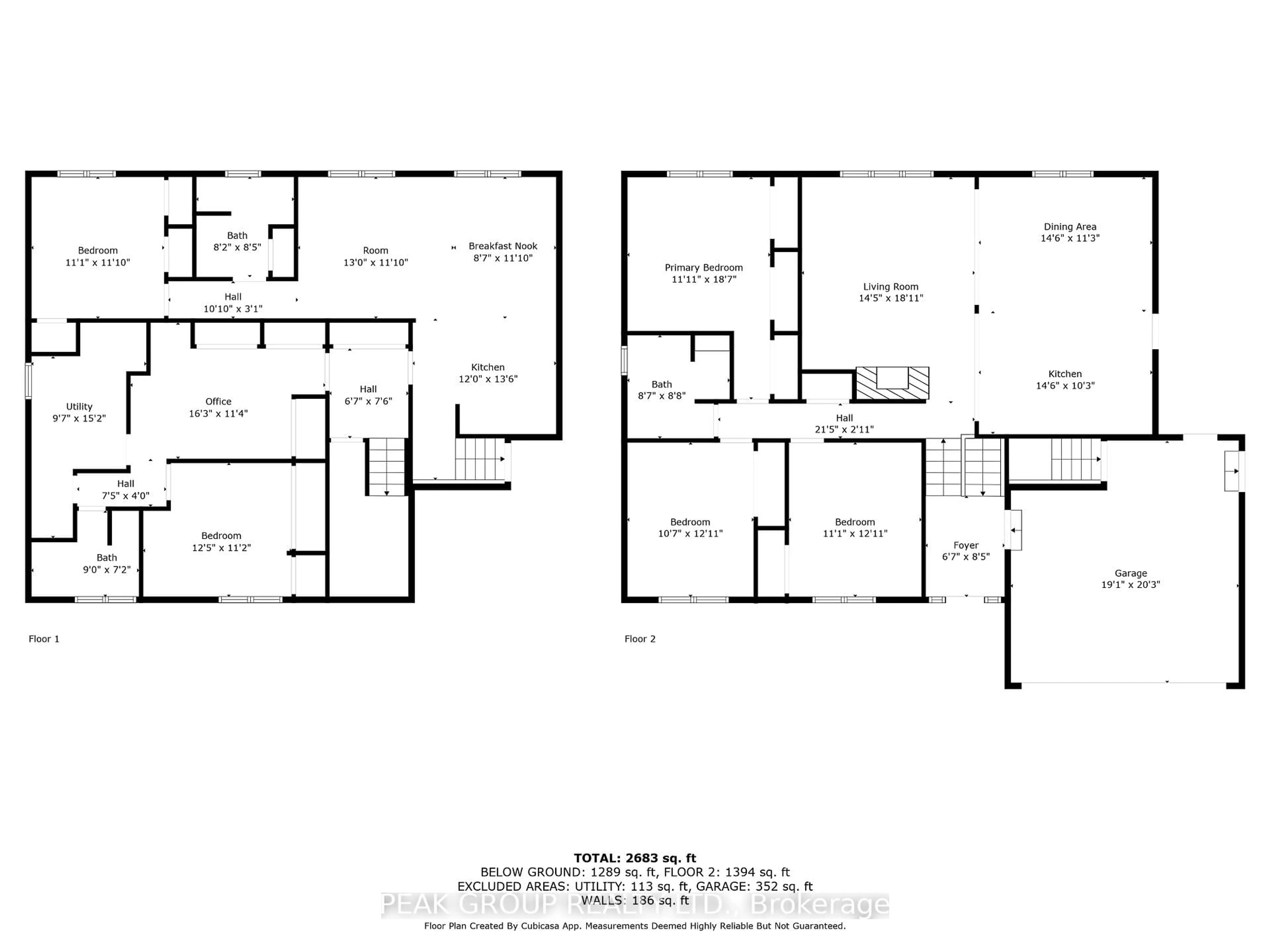 Floor plan for 13 Kathy Crt, Pelham Ontario L0S 1E0