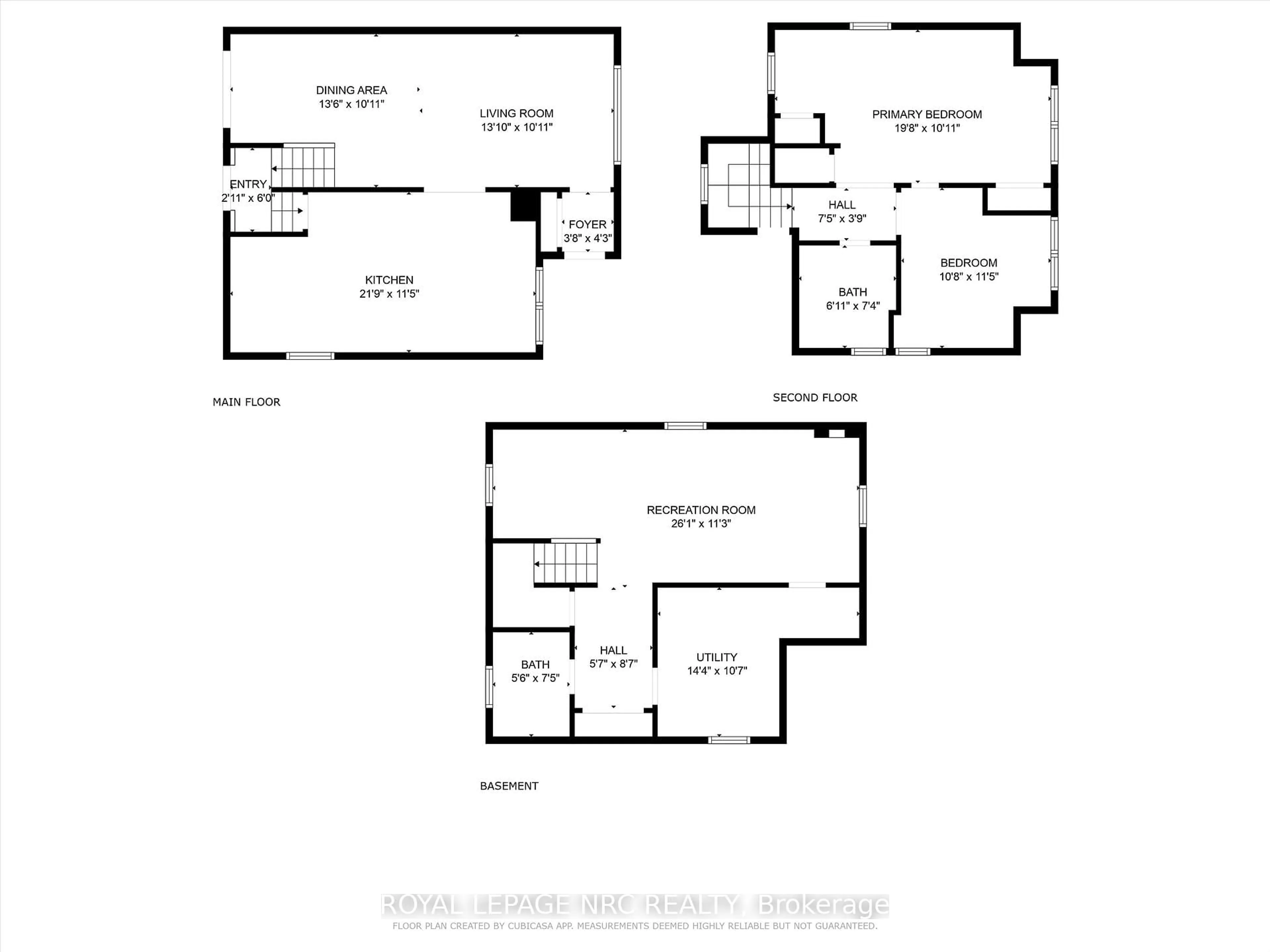 Floor plan for 77 Bayview Dr, St. Catharines Ontario L2N 4Y7