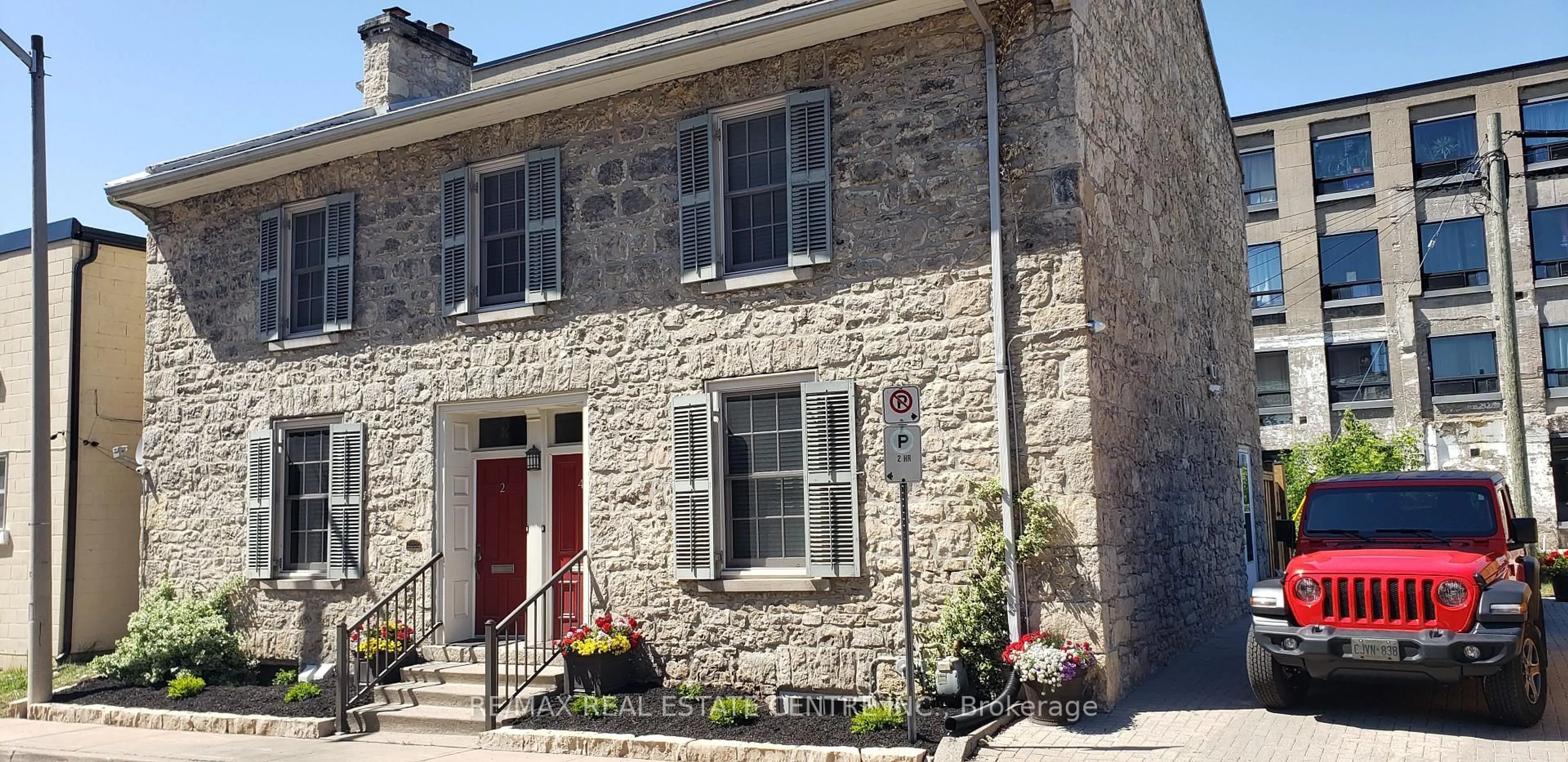 Home with brick exterior material, street for 2 & 4 Warnock St, Cambridge Ontario N1R 2A6
