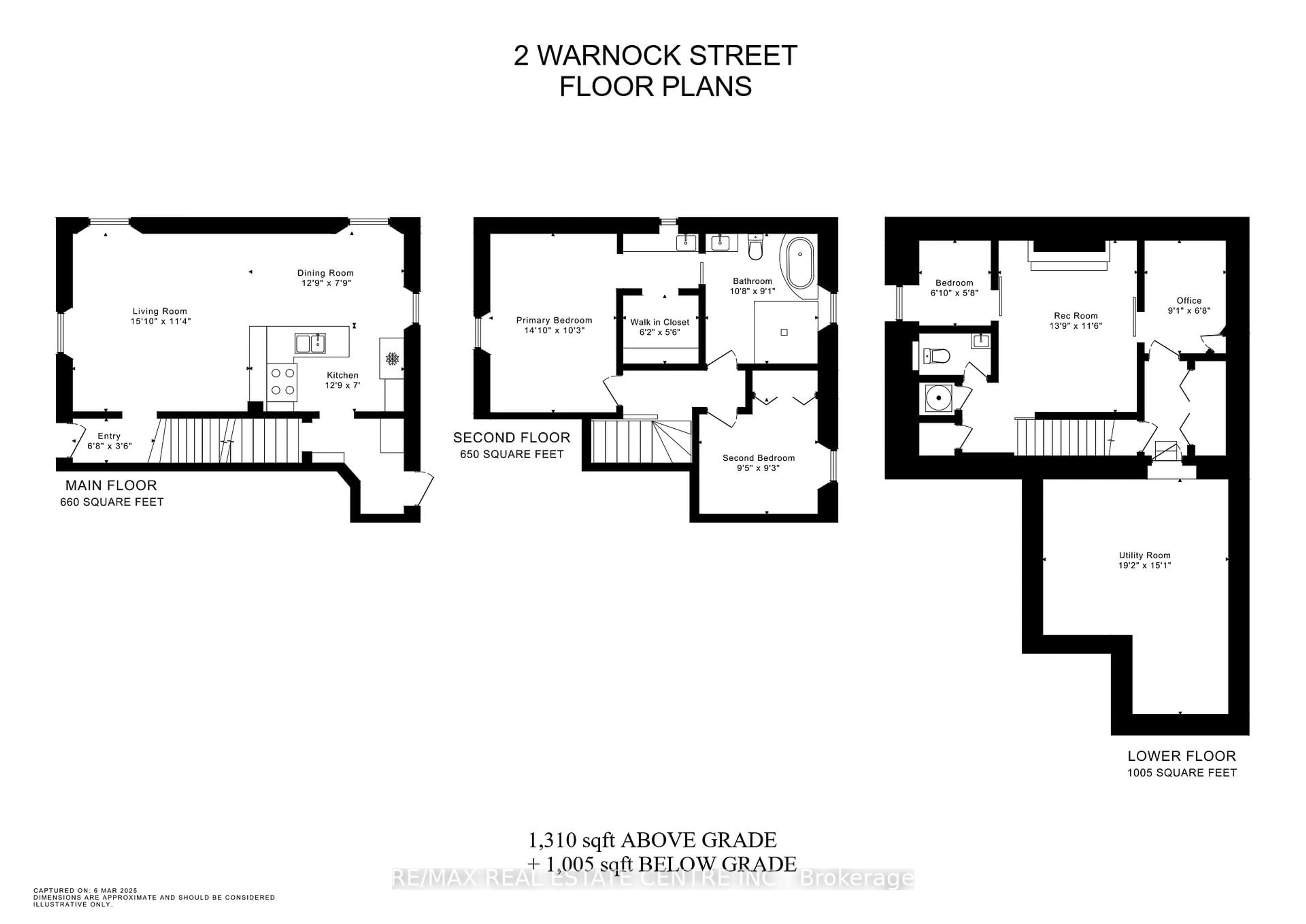 Floor plan for 2 & 4 Warnock St, Cambridge Ontario N1R 2A6