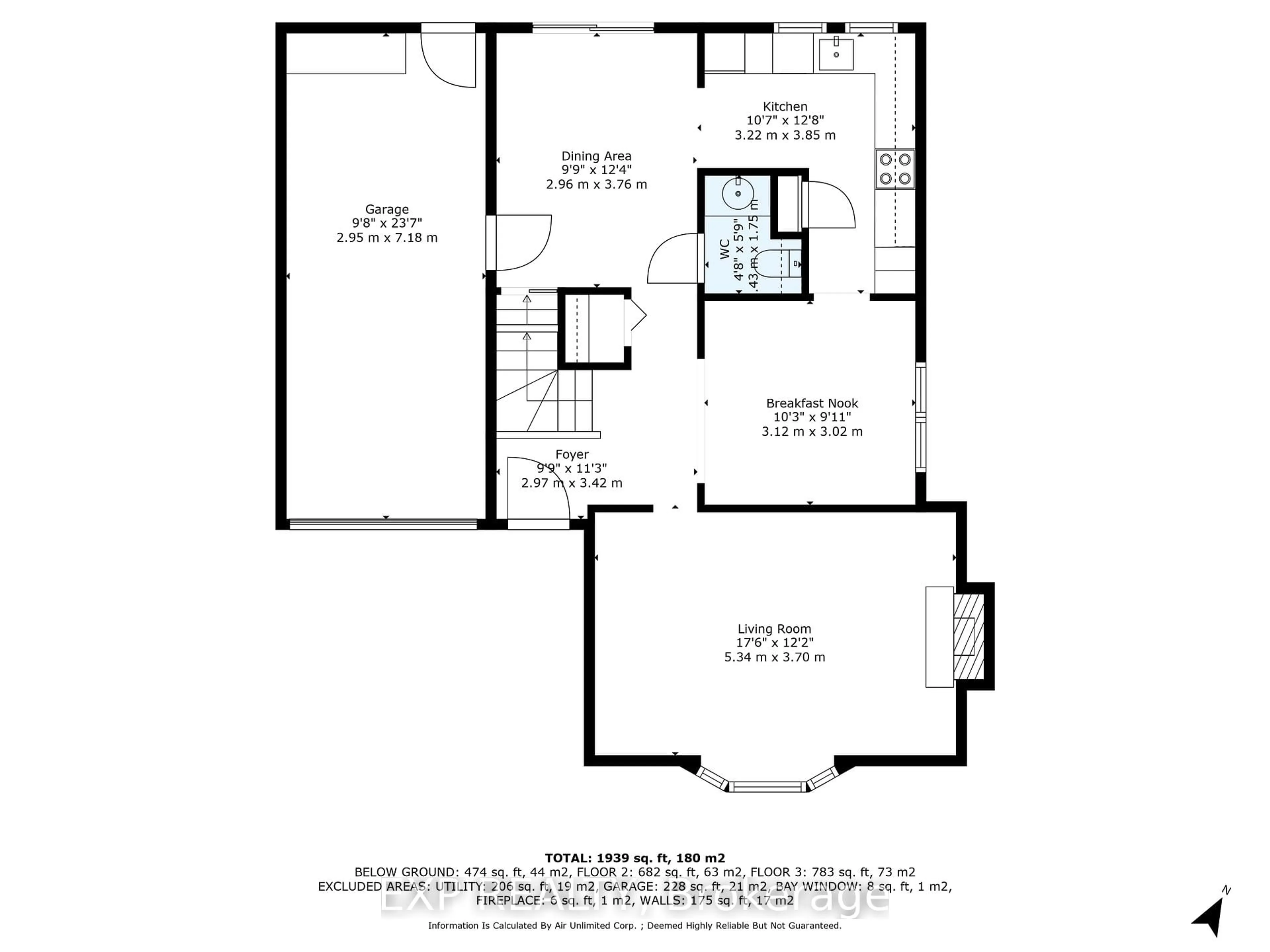 Floor plan for 3459 Southgate Rd, Ottawa Ontario K1V 7Y5