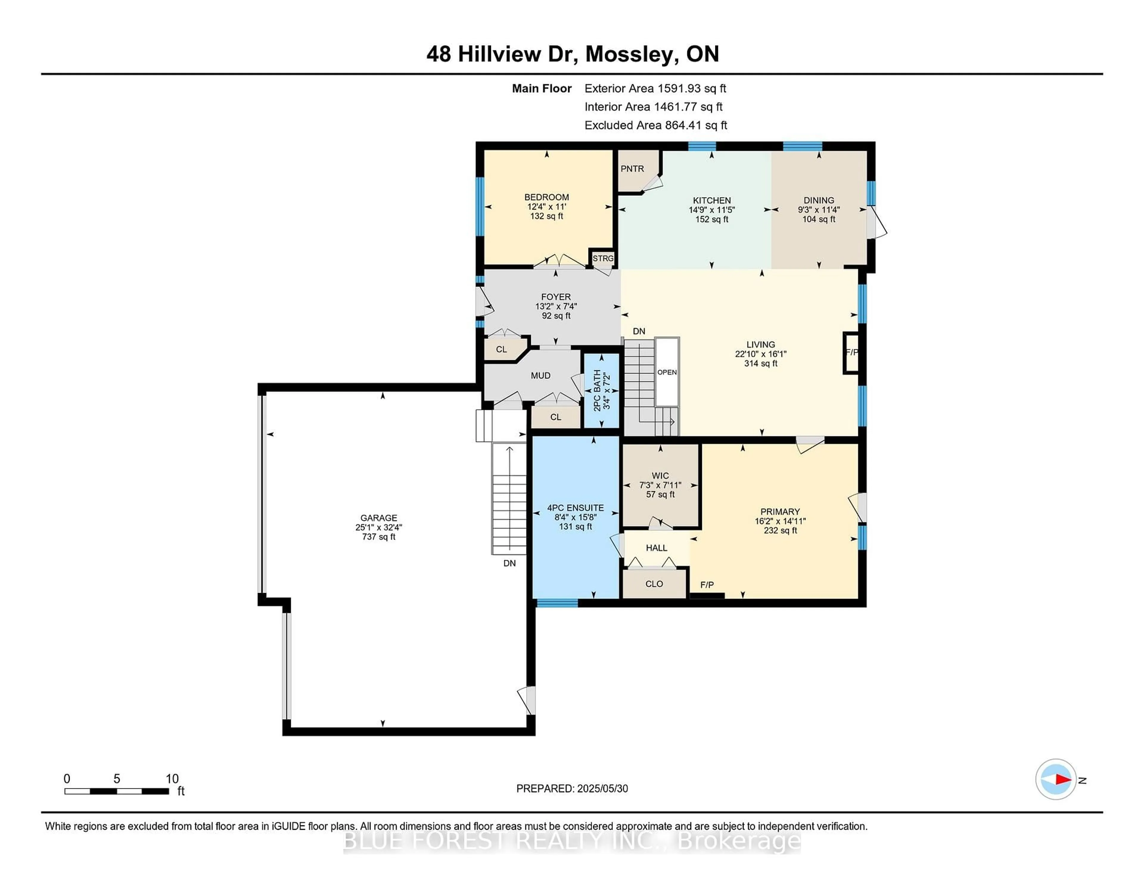 Floor plan for 48 Hillview Dr, Thames Centre Ontario N0L 1V0