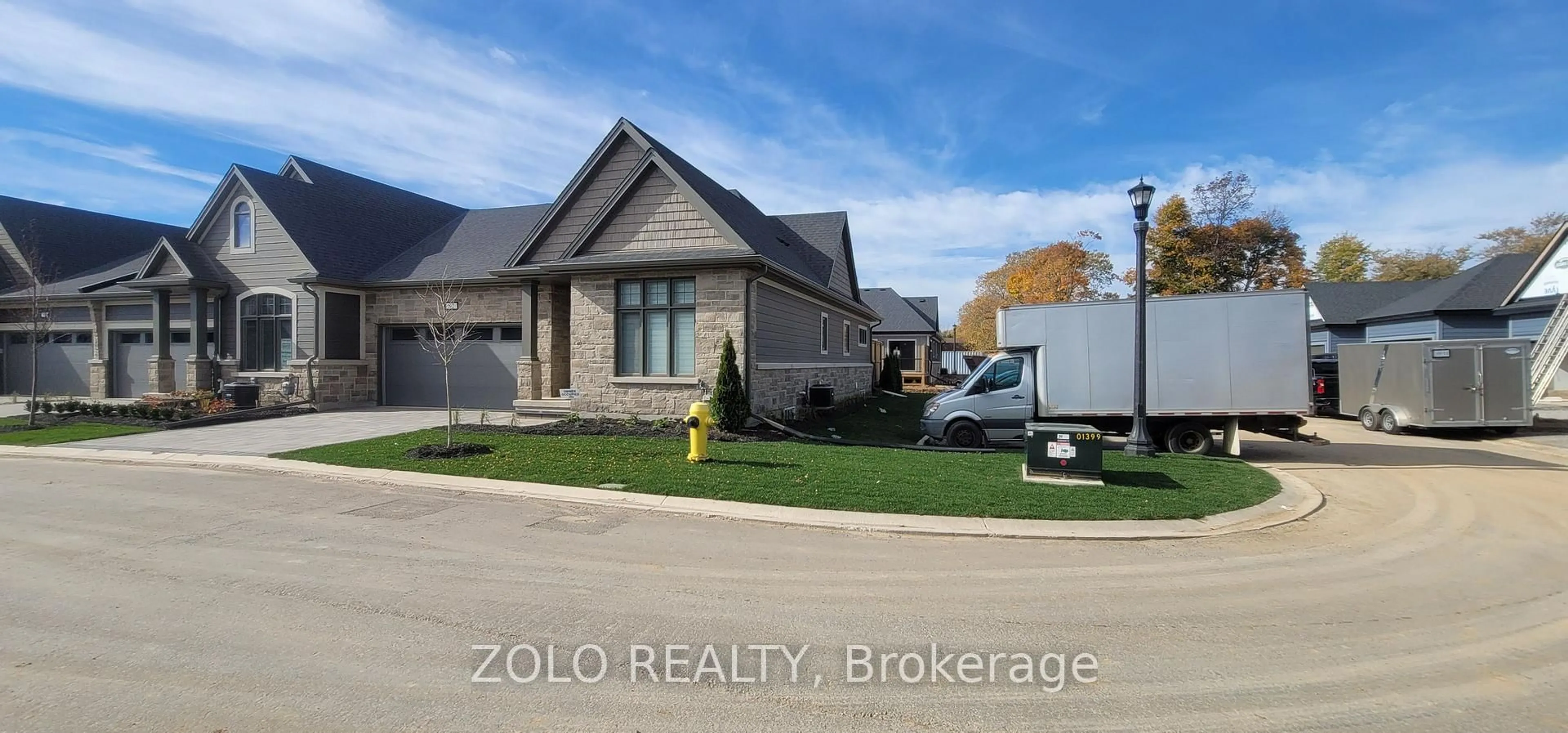 Home with brick exterior material, street for 154 Port Robinson Rd #82, Pelham Ontario L0S 1E6