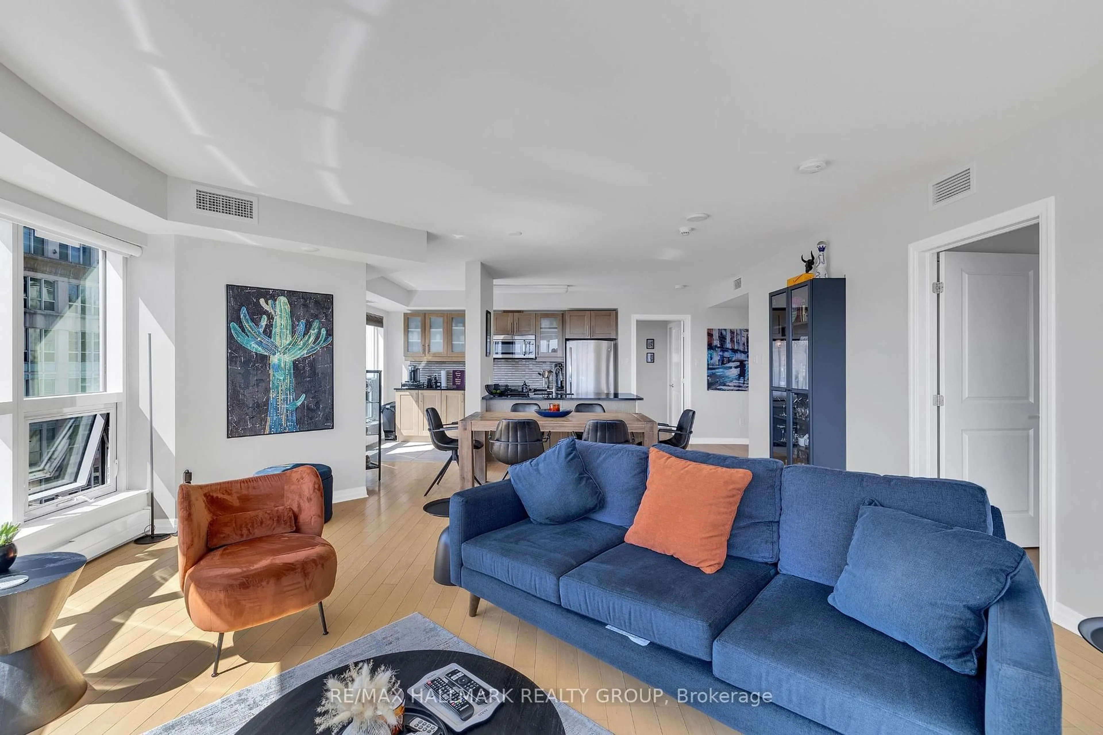 Living room with furniture, unknown for 195 Besserer St #2301, Ottawa Ontario K1N 0B6