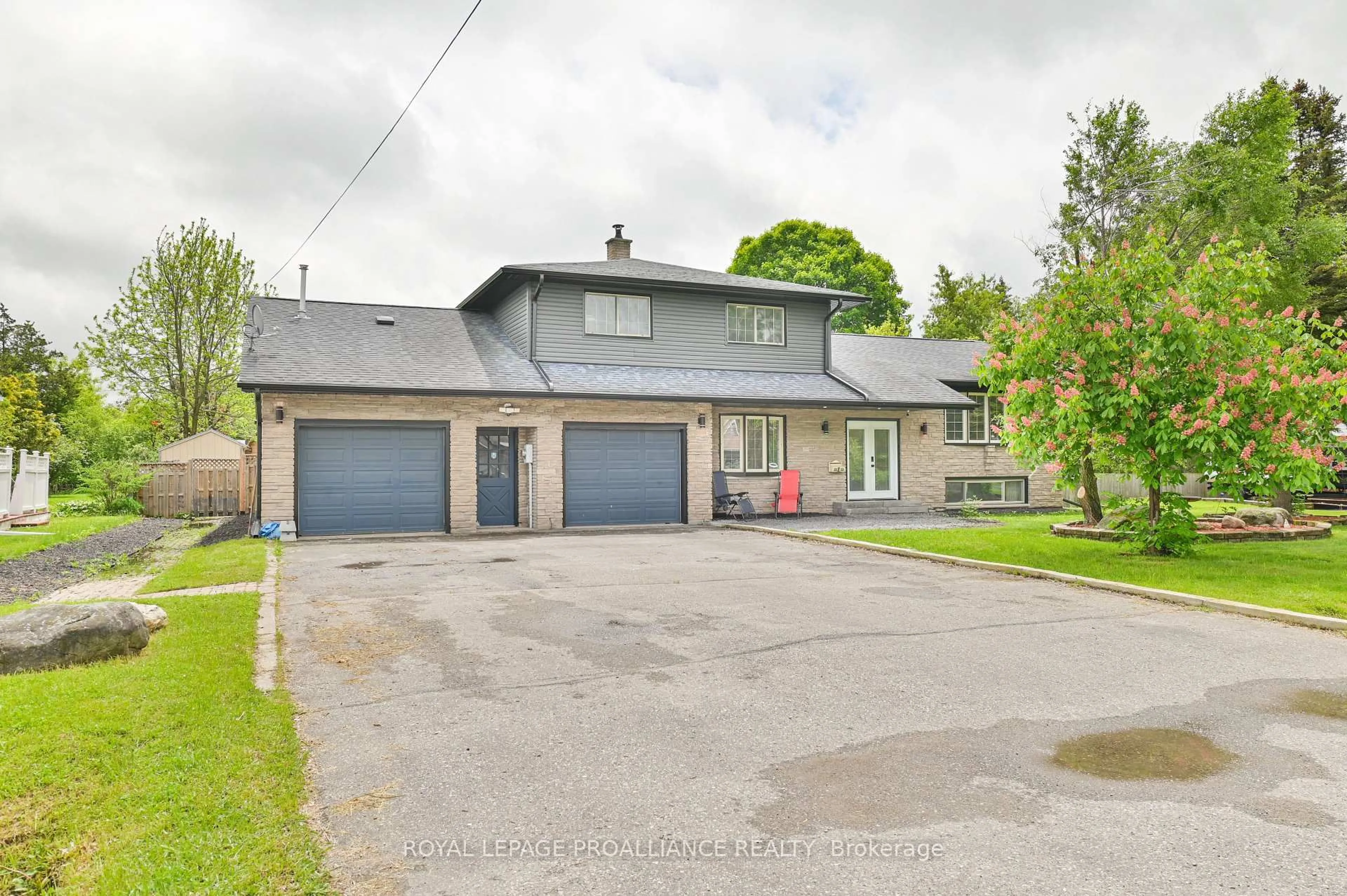 A pic from outside/outdoor area/front of a property/back of a property/a pic from drone, street for 22 Wickens St, Quinte West Ontario K8V 0B3