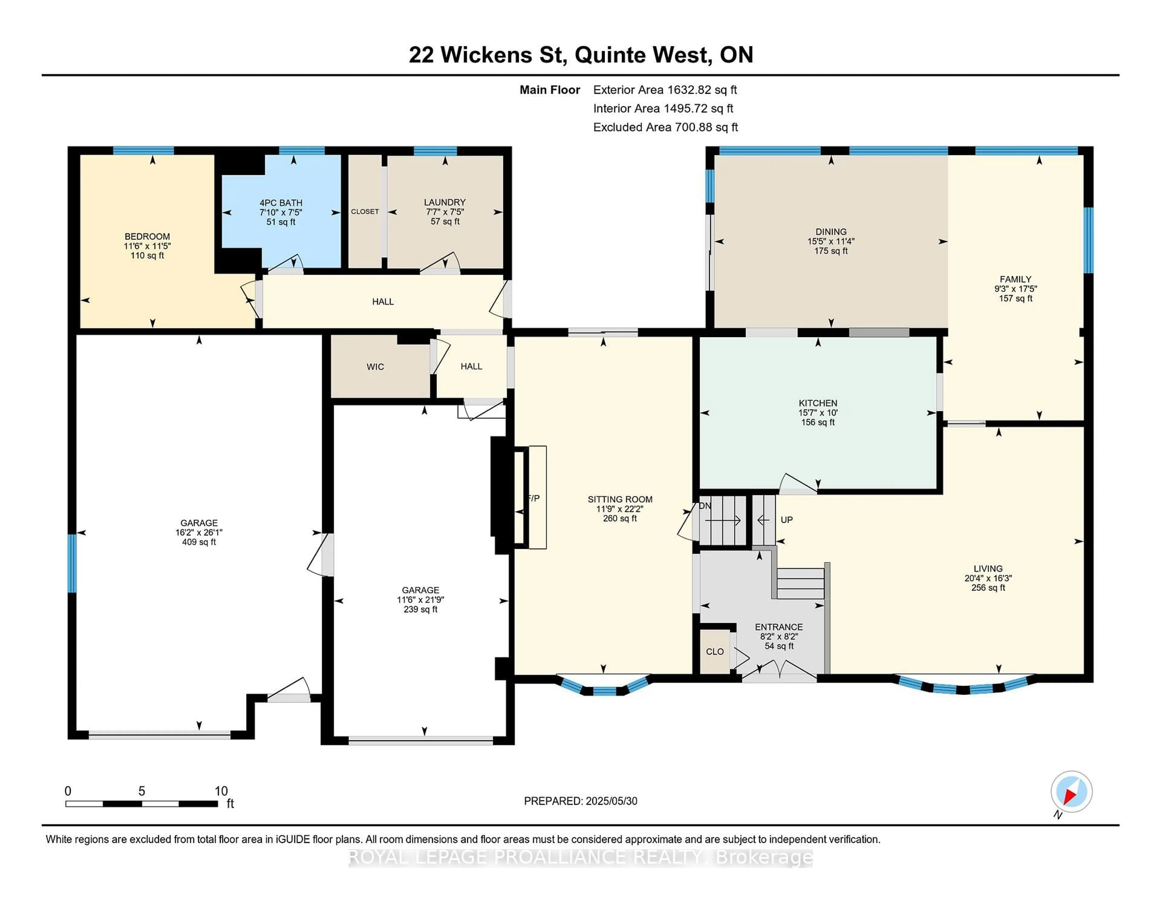 Floor plan for 22 Wickens St, Quinte West Ontario K8V 0B3