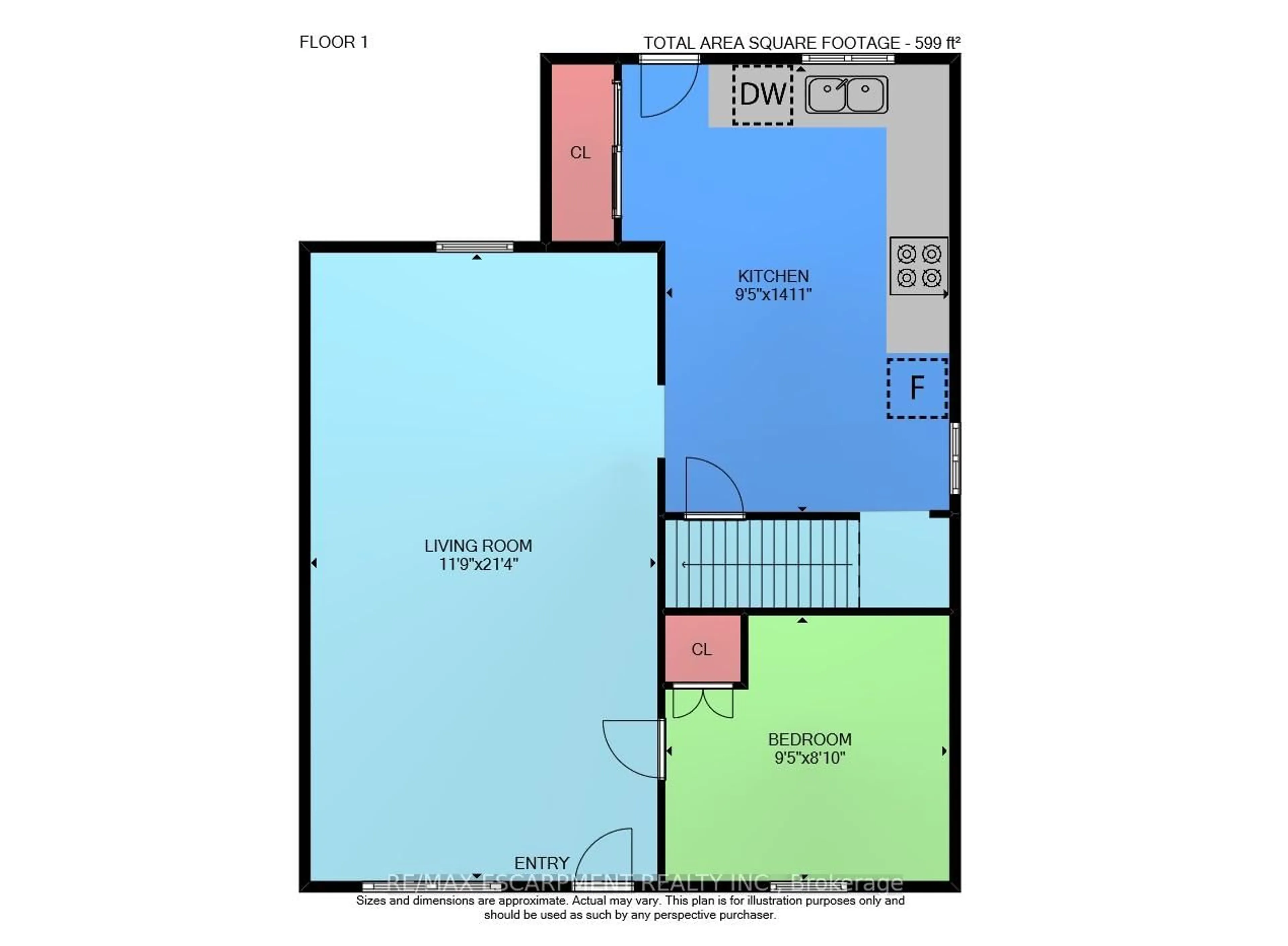 Floor plan for 169 Beech St, St. Catharines Ontario L2R 2C5