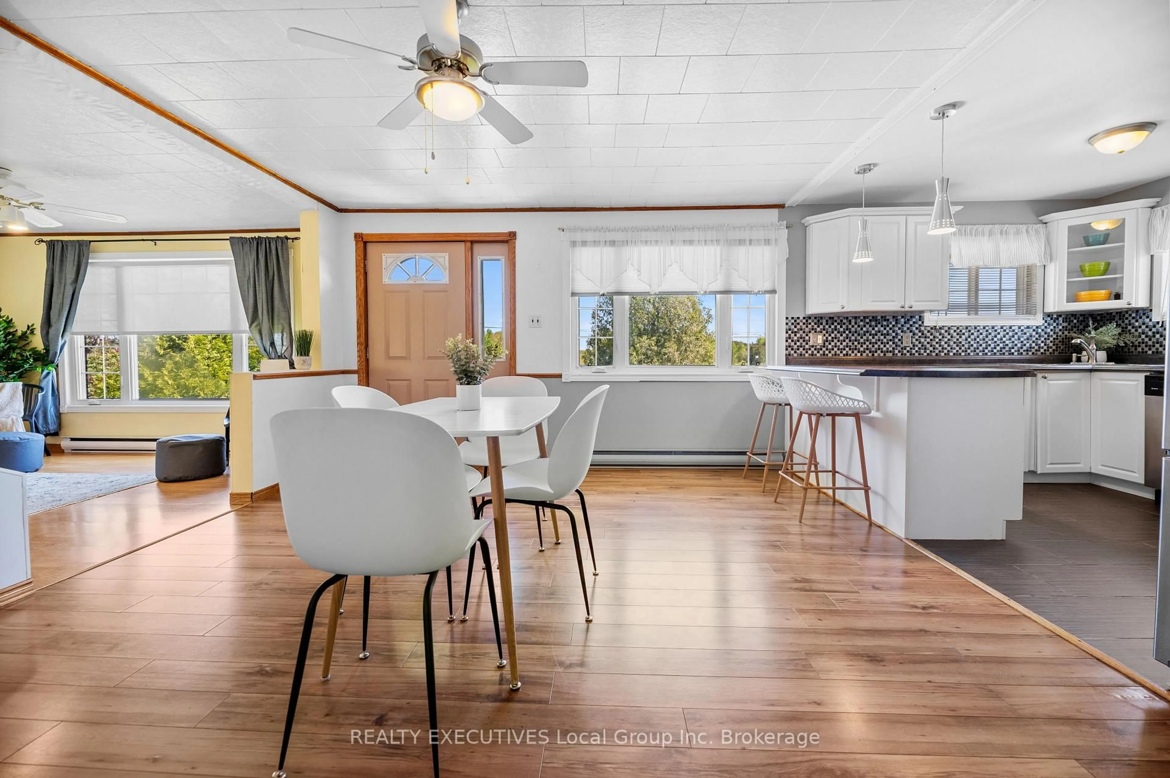 Open concept kitchen, wood/laminate floor for 34 RITCHIE Rd, West Nipissing Ontario P0H 1G0