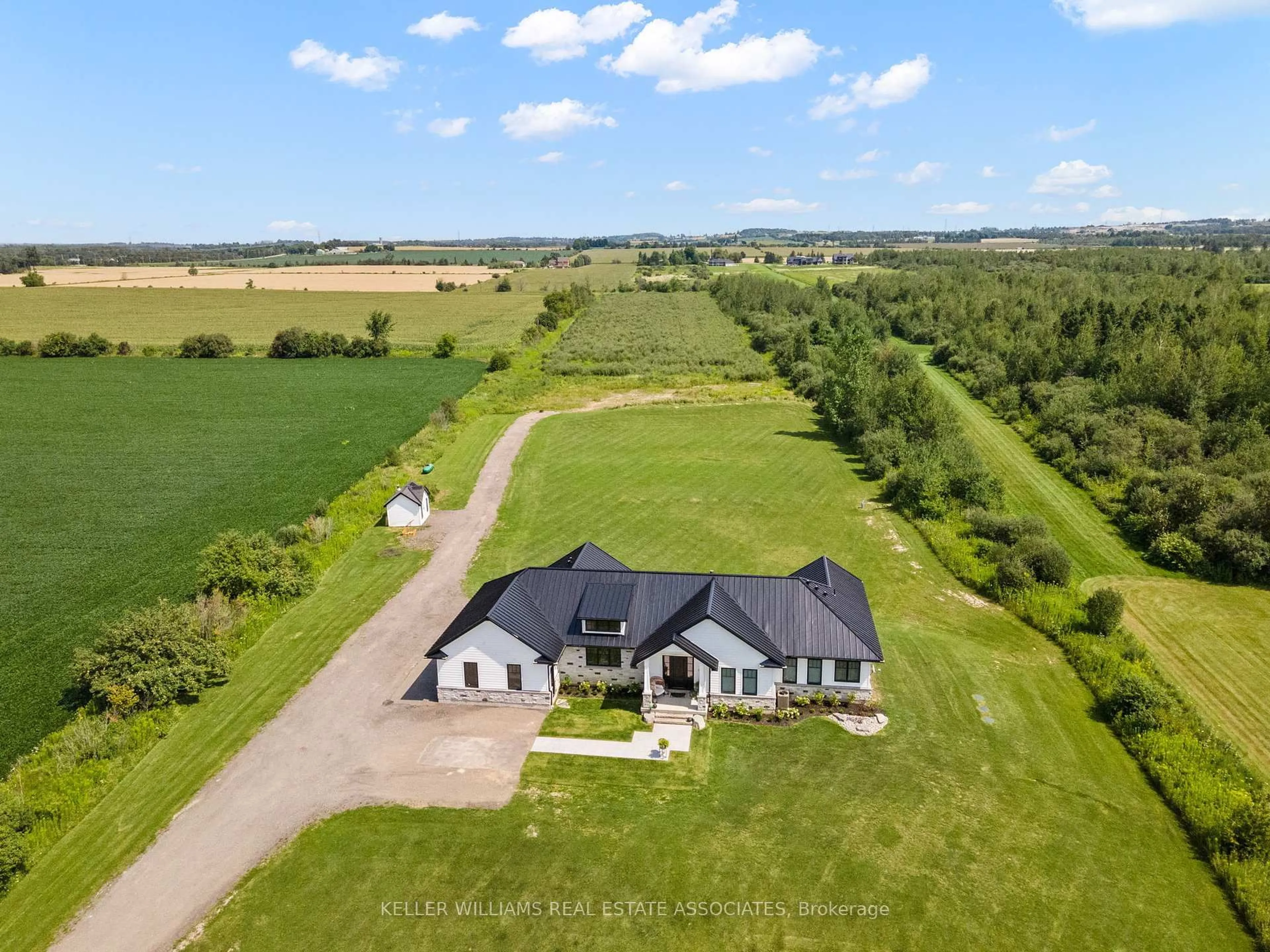 A pic from outside/outdoor area/front of a property/back of a property/a pic from drone, unknown for 373227 6th Line, Amaranth Ontario L9W 0M4
