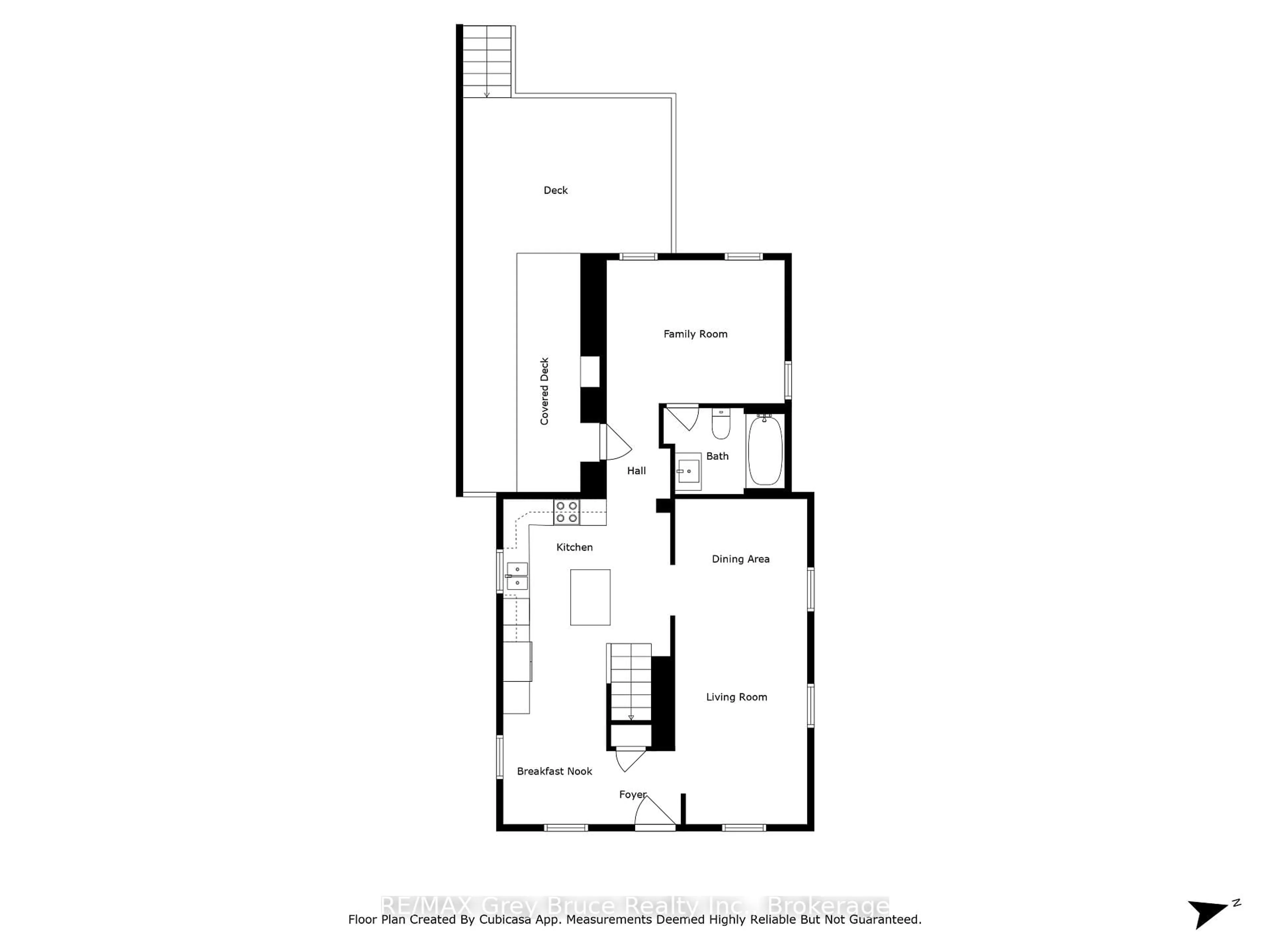 Floor plan for 502 Gould St, South Bruce Peninsula Ontario N0H 2T0