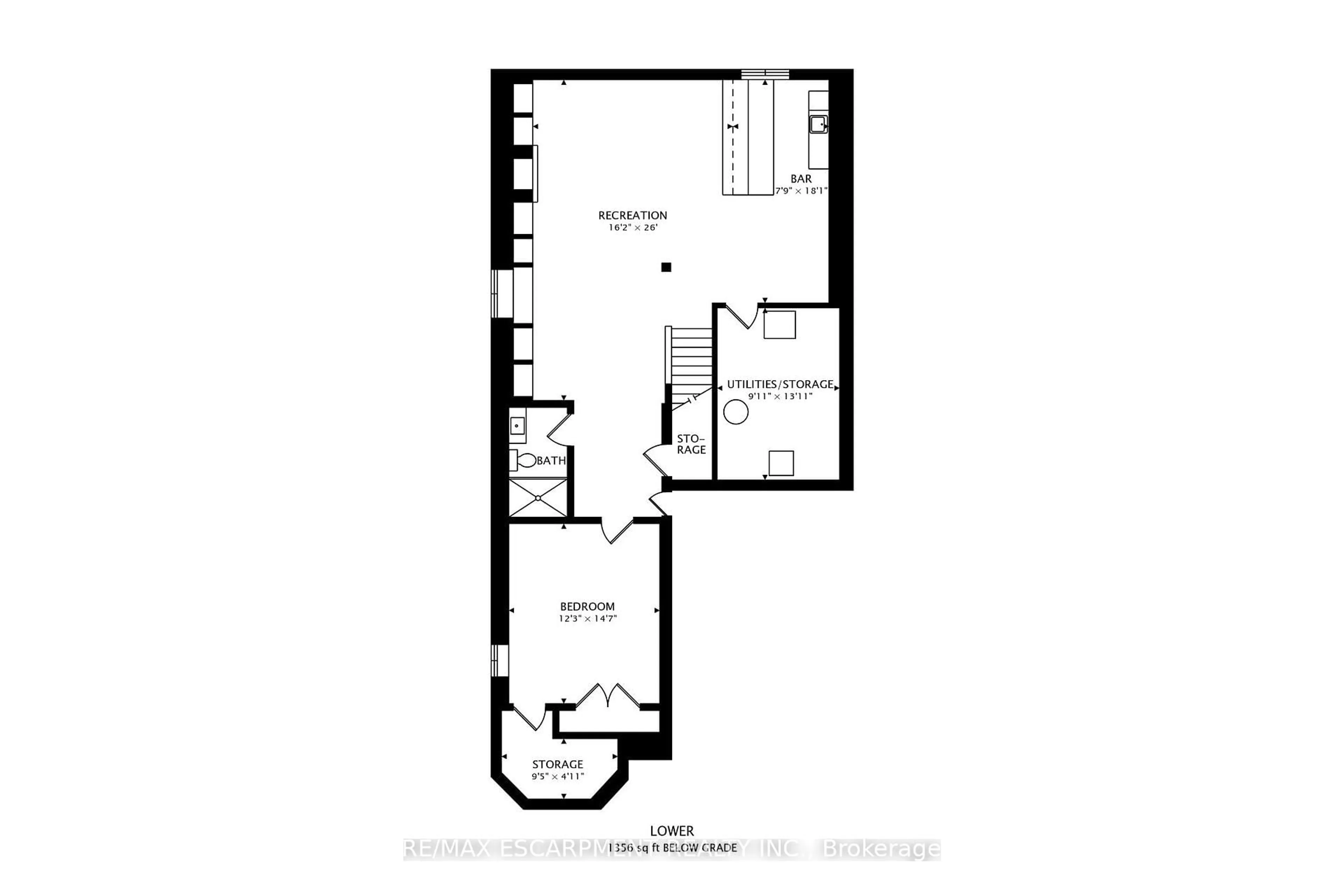 Floor plan for 89 Toulon Ave, Hamilton Ontario L9K 0E7