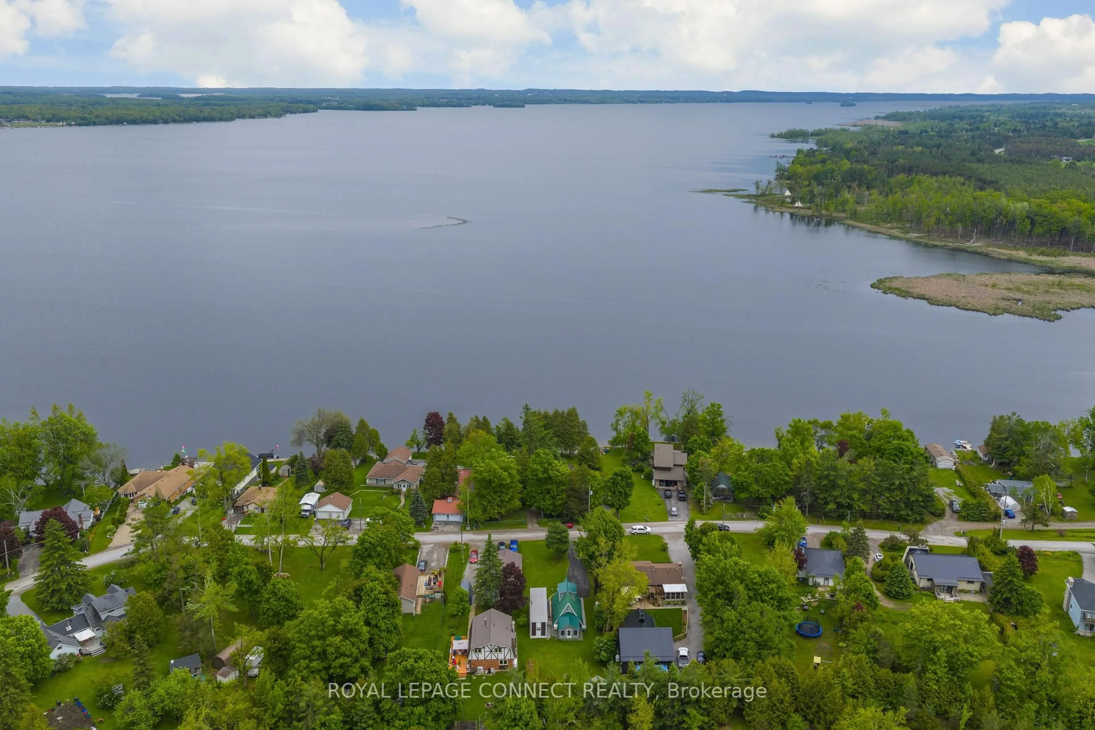 A pic from outside/outdoor area/front of a property/back of a property/a pic from drone, water/lake/river/ocean view for 31 Falls Bay Rd, Kawartha Lakes Ontario K0M 1A0