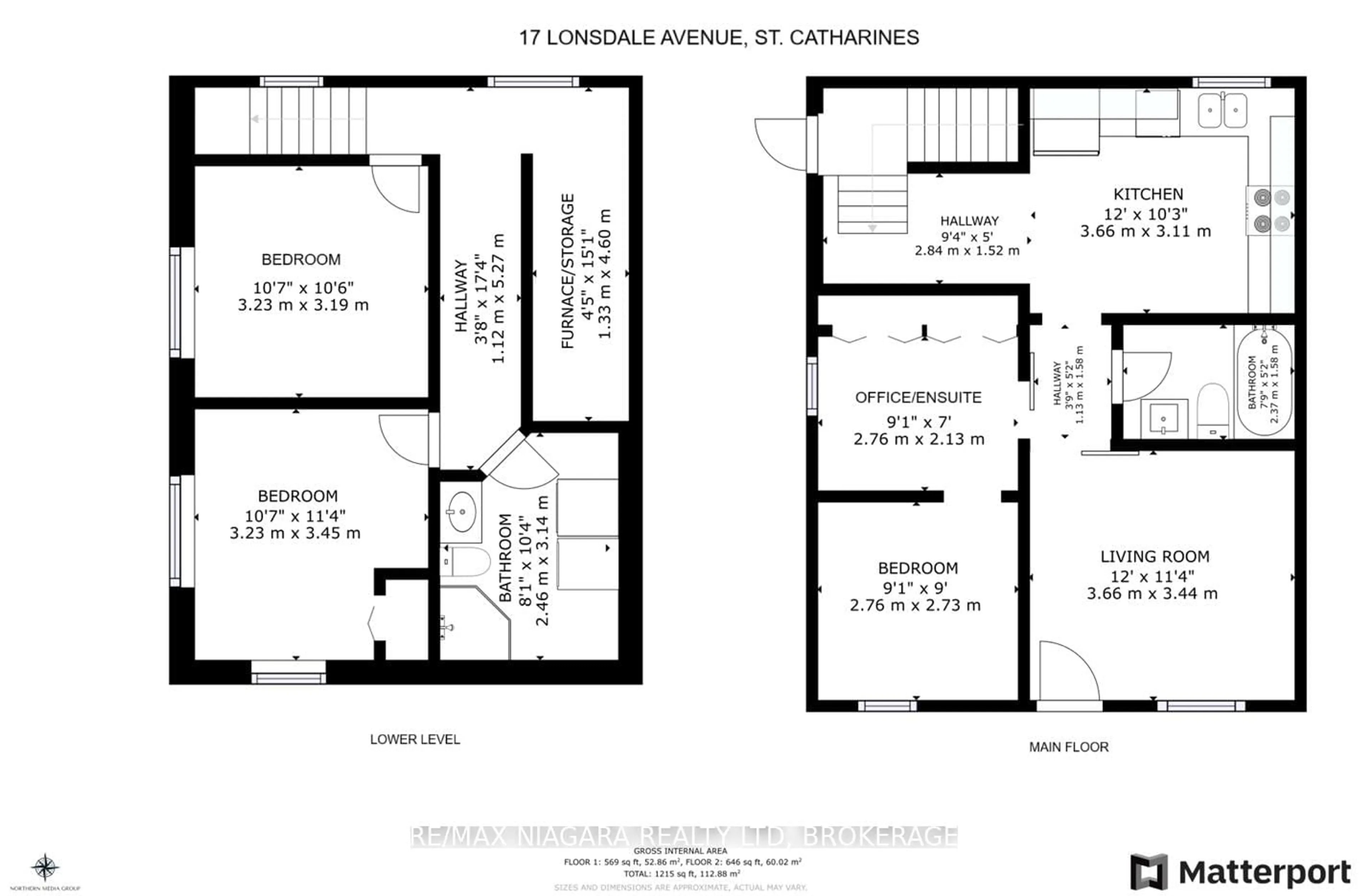 Floor plan for 17 Lonsdale Ave, St. Catharines Ontario L2P 1G8