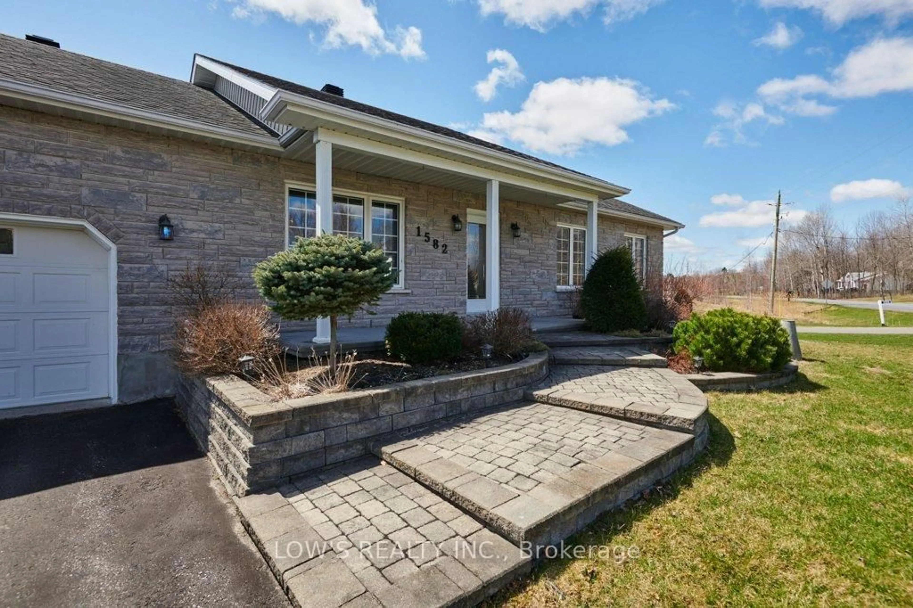 Home with brick exterior material, street for 1582 Sandy Hill Rd, Champlain Ontario K6A 2R2