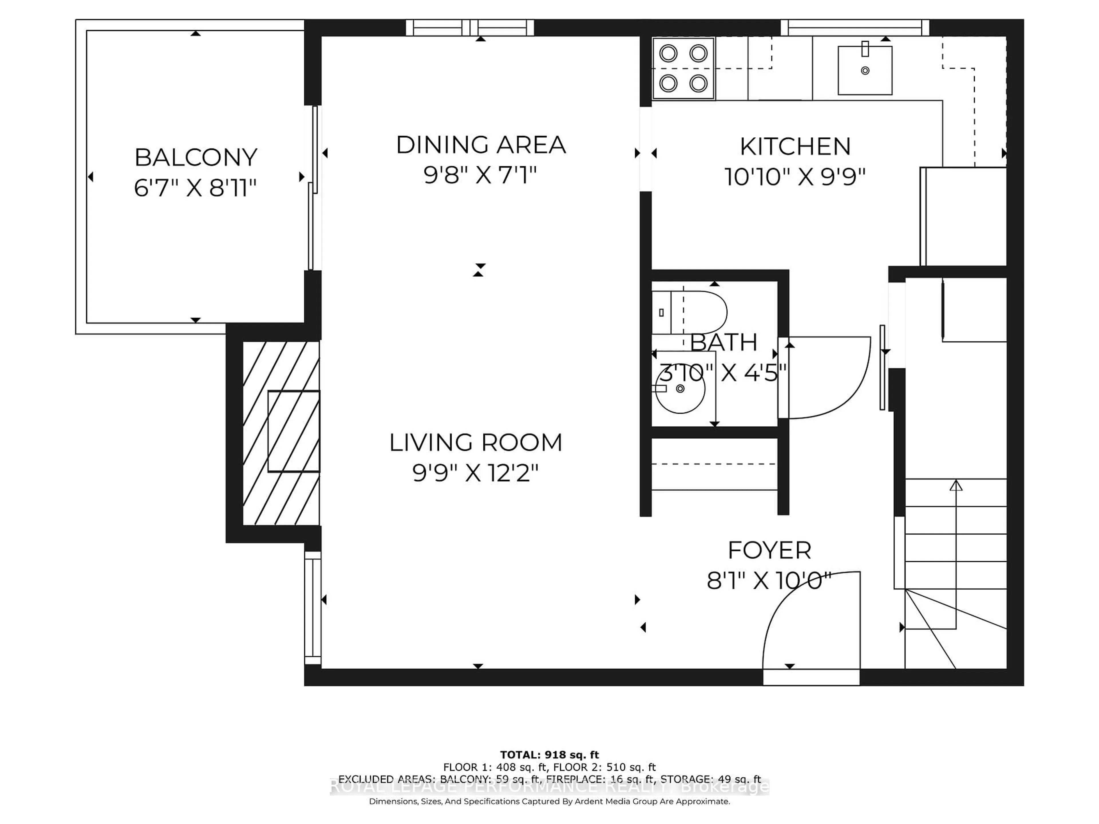 Floor plan for 3066 Councillors Way #E, Ottawa Ontario K1T 2S7