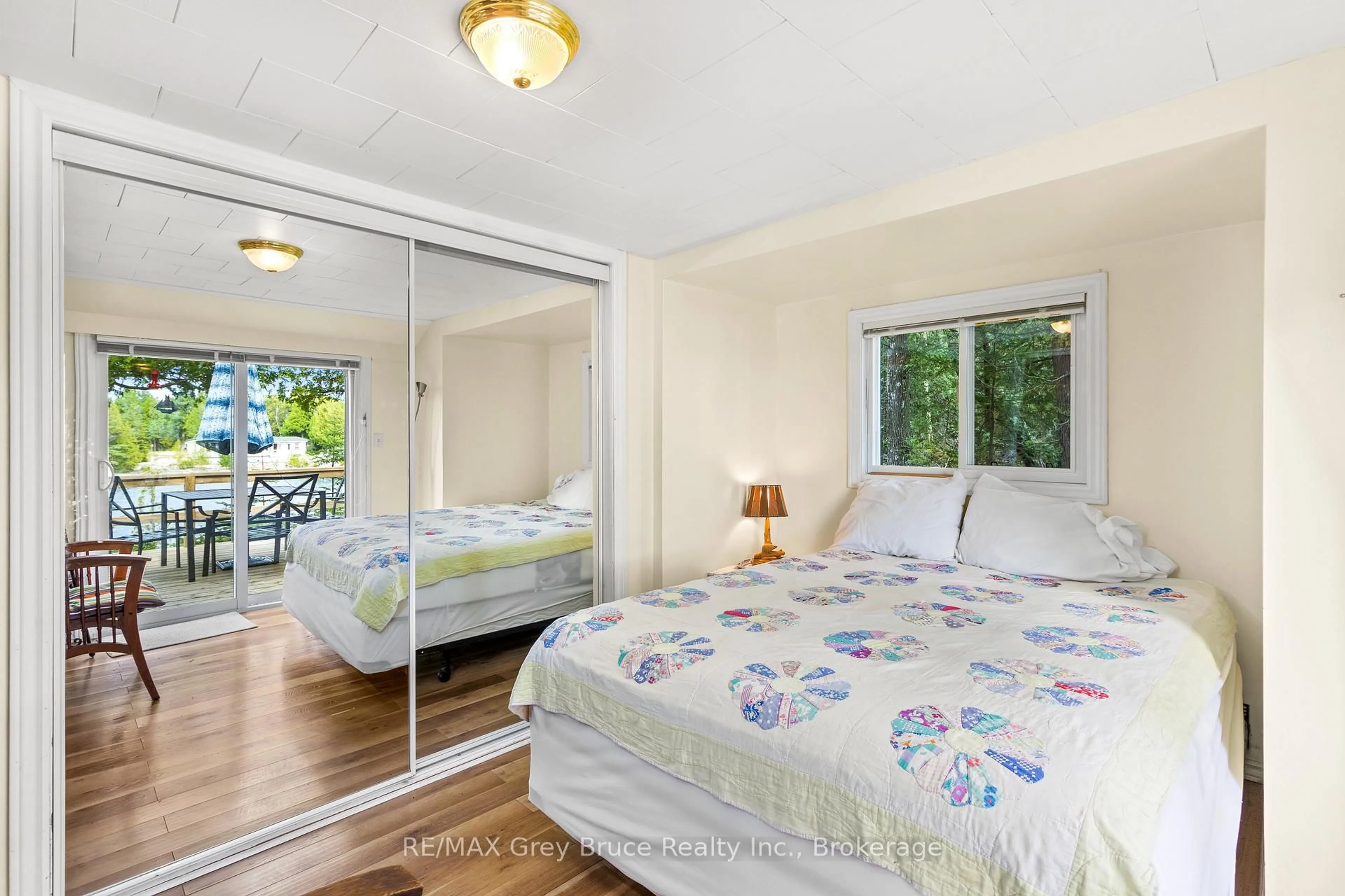 Bedroom with bed, unknown for 70 Big Tub Rd, Northern Bruce Peninsula Ontario N0H 2R0