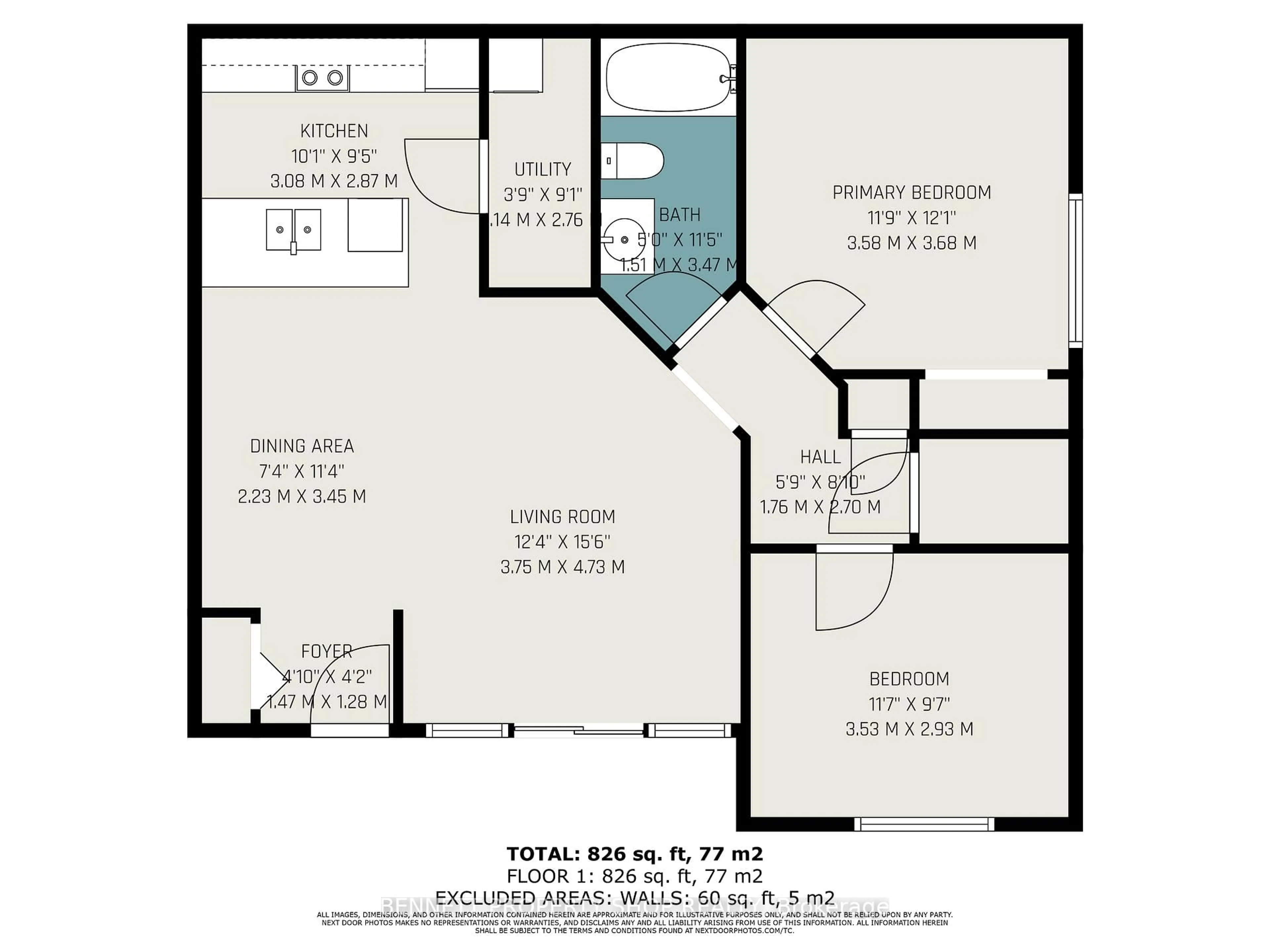 Floor plan for 1119 Stittsville Main St #D, Stittsville Ontario K2S 0C8