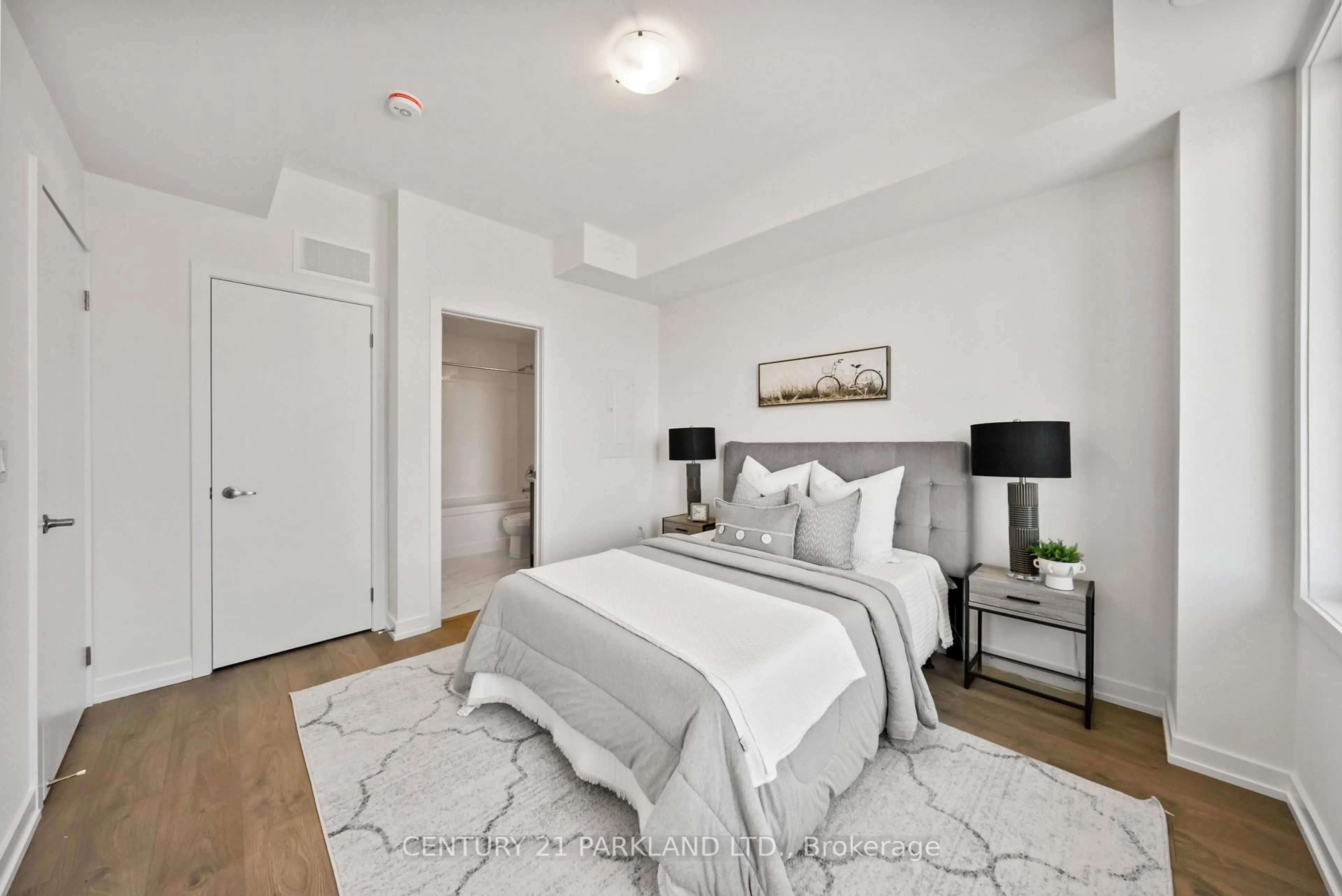 Bedroom with bed, unknown for 160 Densmore Rd #1602, Cobourg Ontario K9A 4J9
