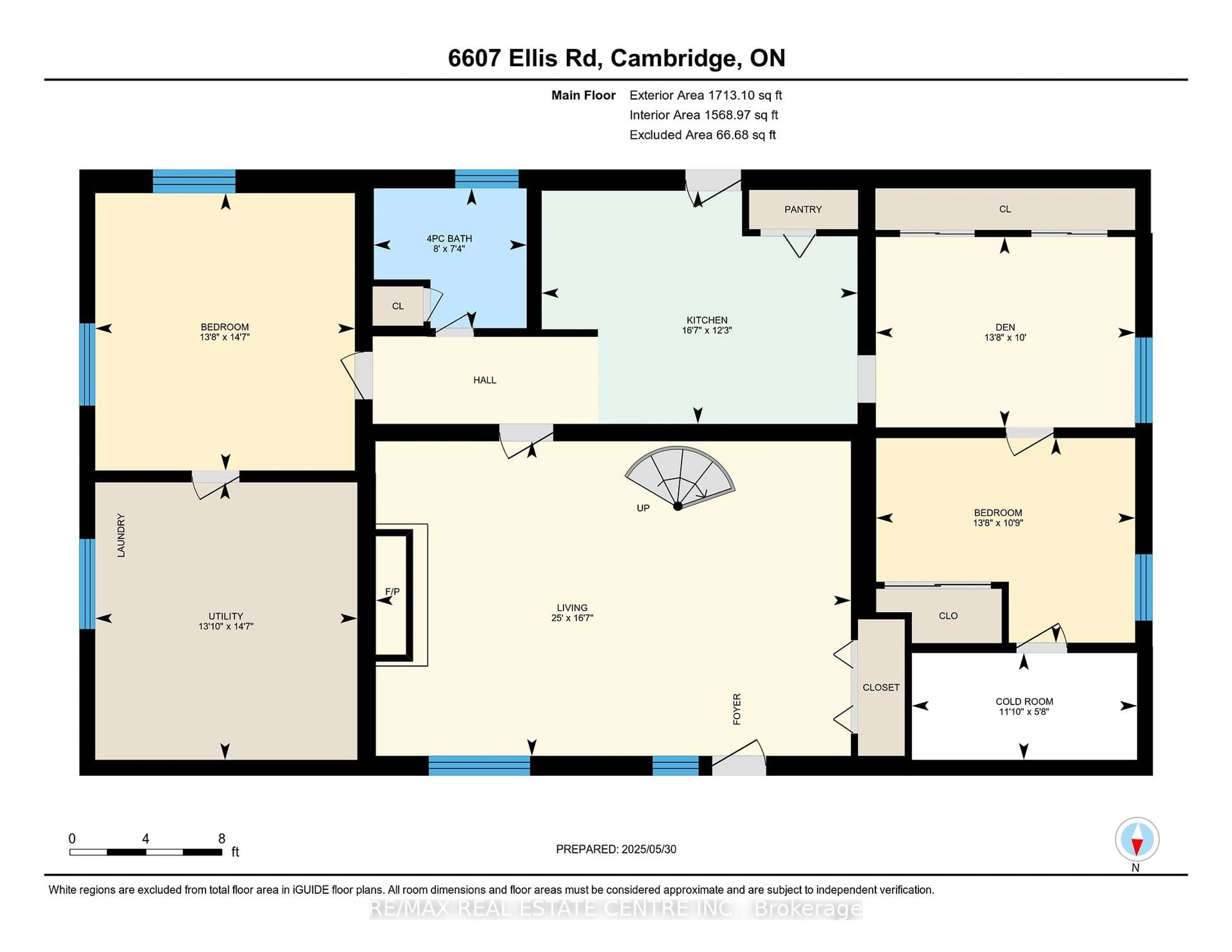 Floor plan for 6607 Ellis Rd, Puslinch Ontario N3C 2V4