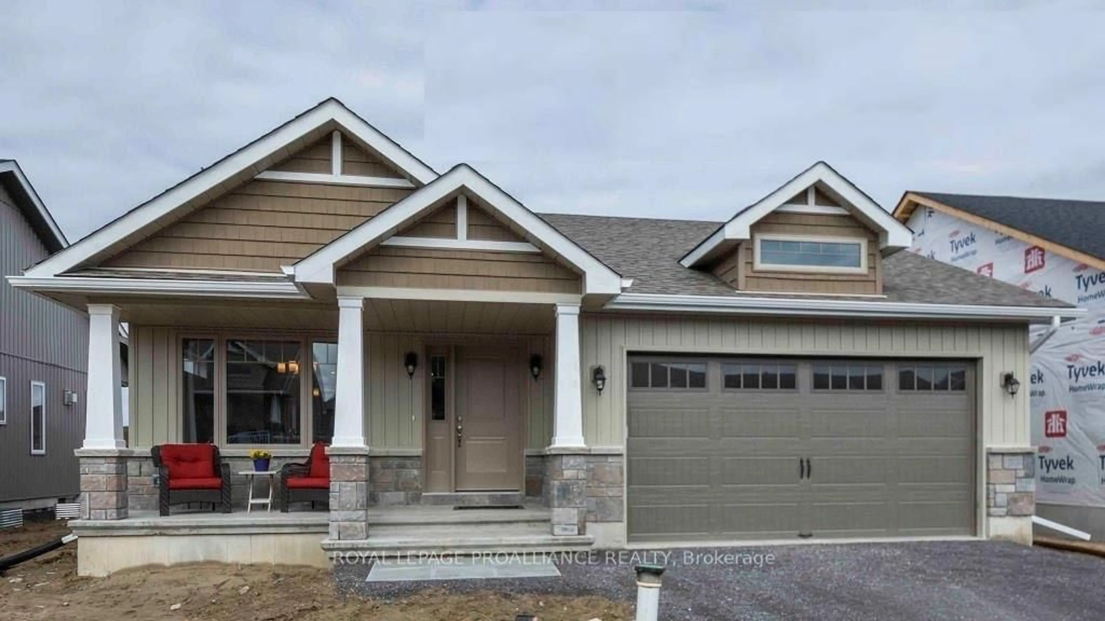 Home with vinyl exterior material, street for 72 Stirling Cres, Prince Edward County Ontario K0K 2T0