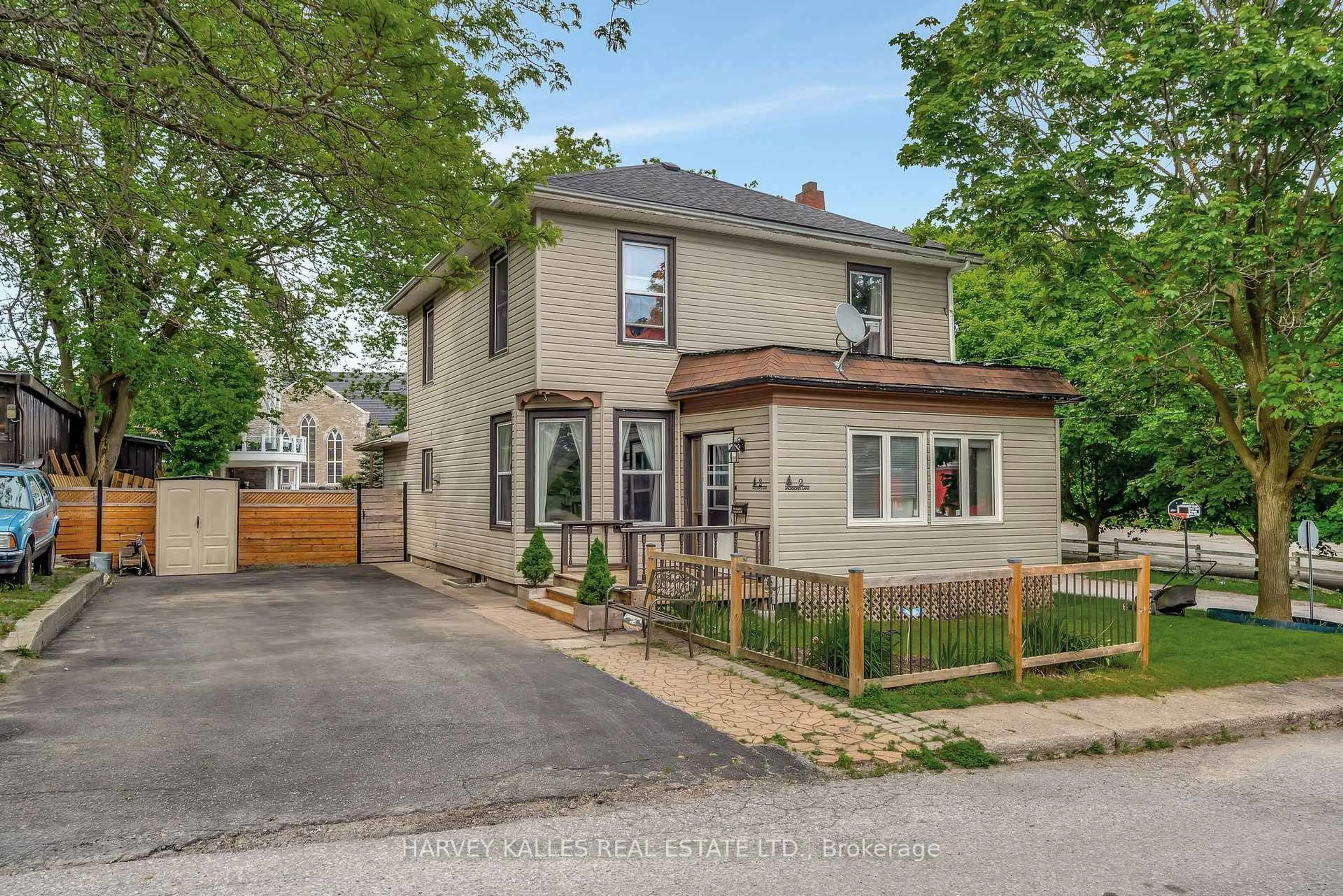 Home with brick exterior material, street for 2 Jacksons Lane, Prince Edward County Ontario K0K 2T0