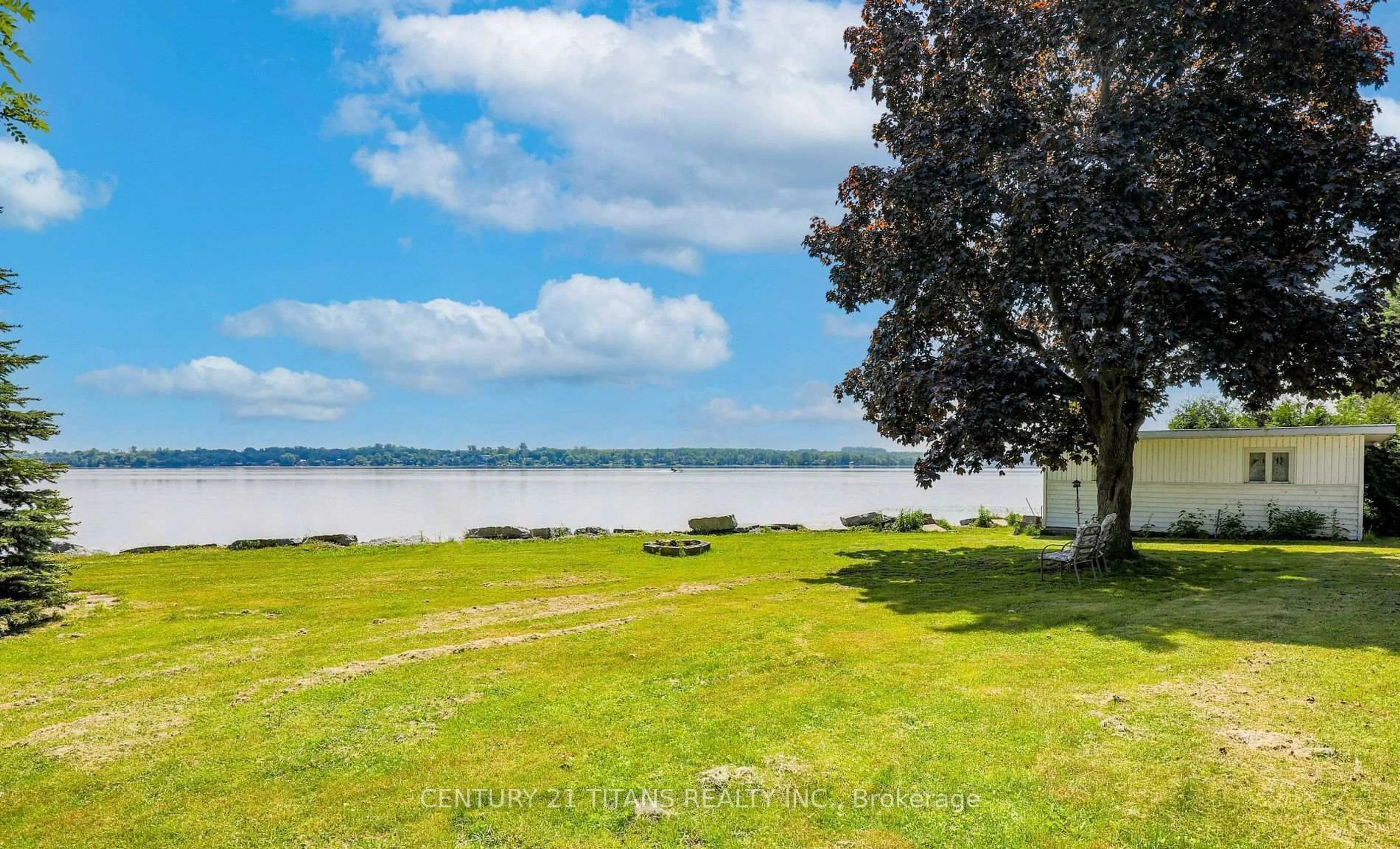 A pic from outside/outdoor area/front of a property/back of a property/a pic from drone, water/lake/river/ocean view for 21 Glassford Rd, Kawartha Lakes Ontario K0M 2C0