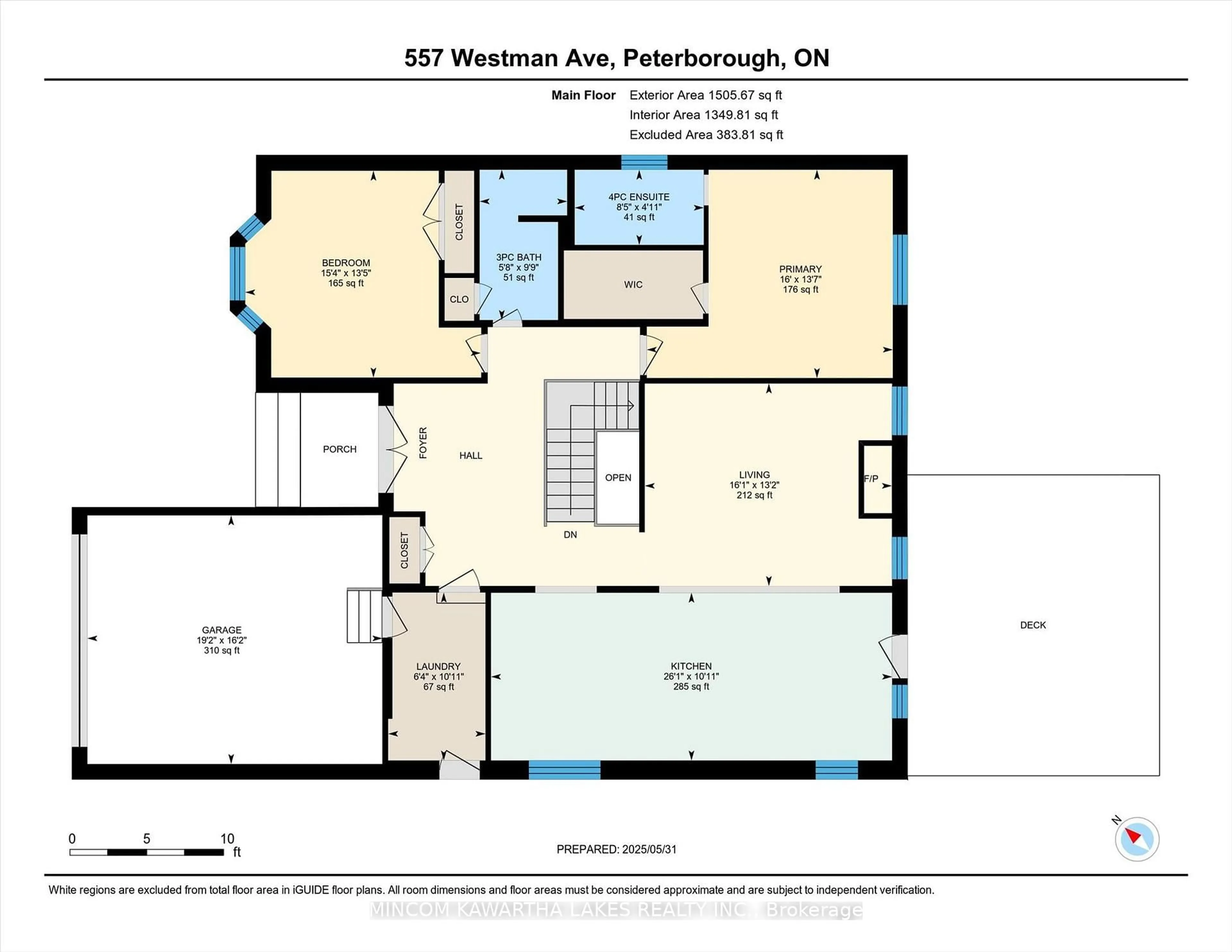 Floor plan for 557 Westman Ave, Peterborough West Ontario K9K 2E6