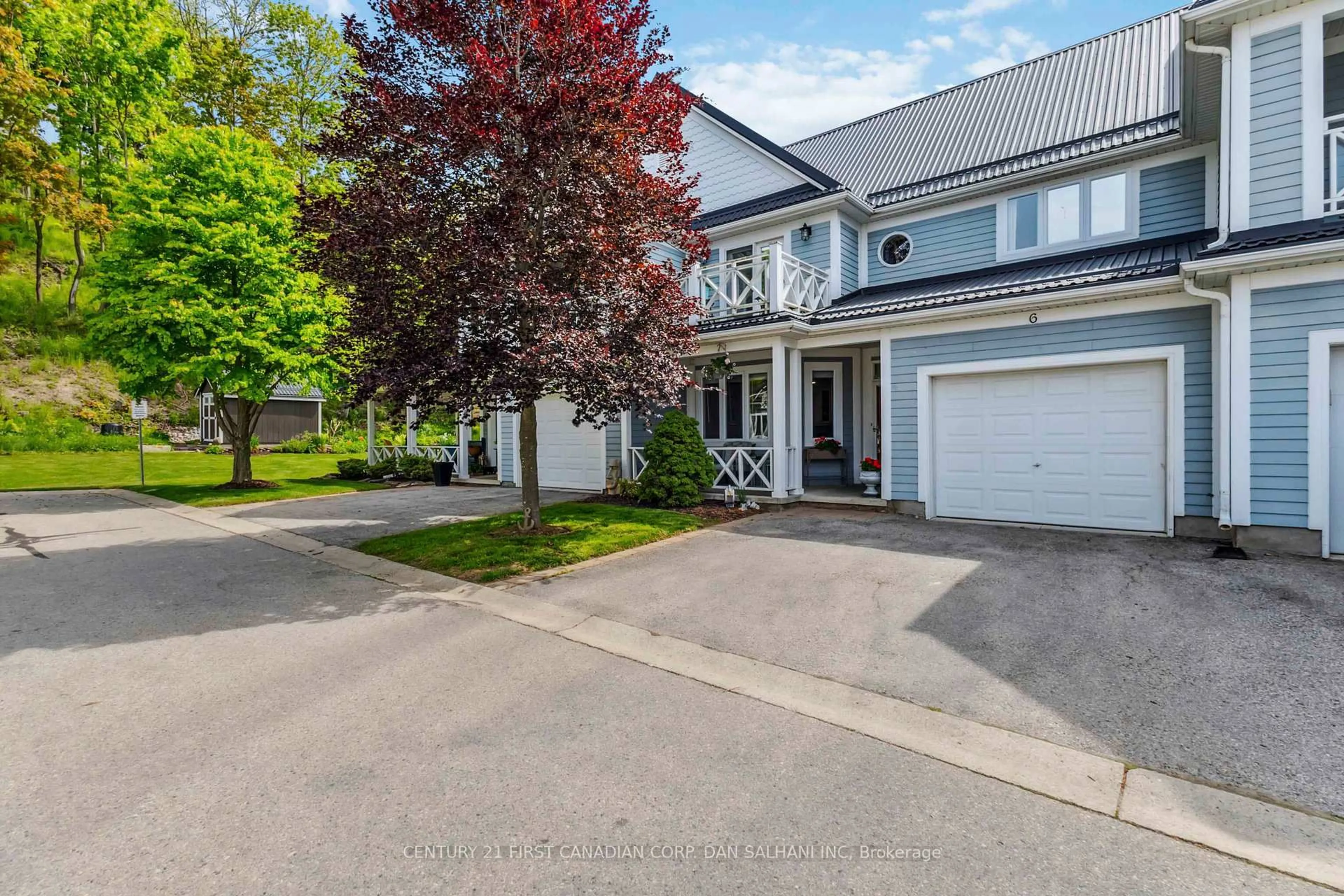 A pic from outside/outdoor area/front of a property/back of a property/a pic from drone, street for 375 EDITH CAVELL Blvd #6, Central Elgin Ontario N5L 1E6