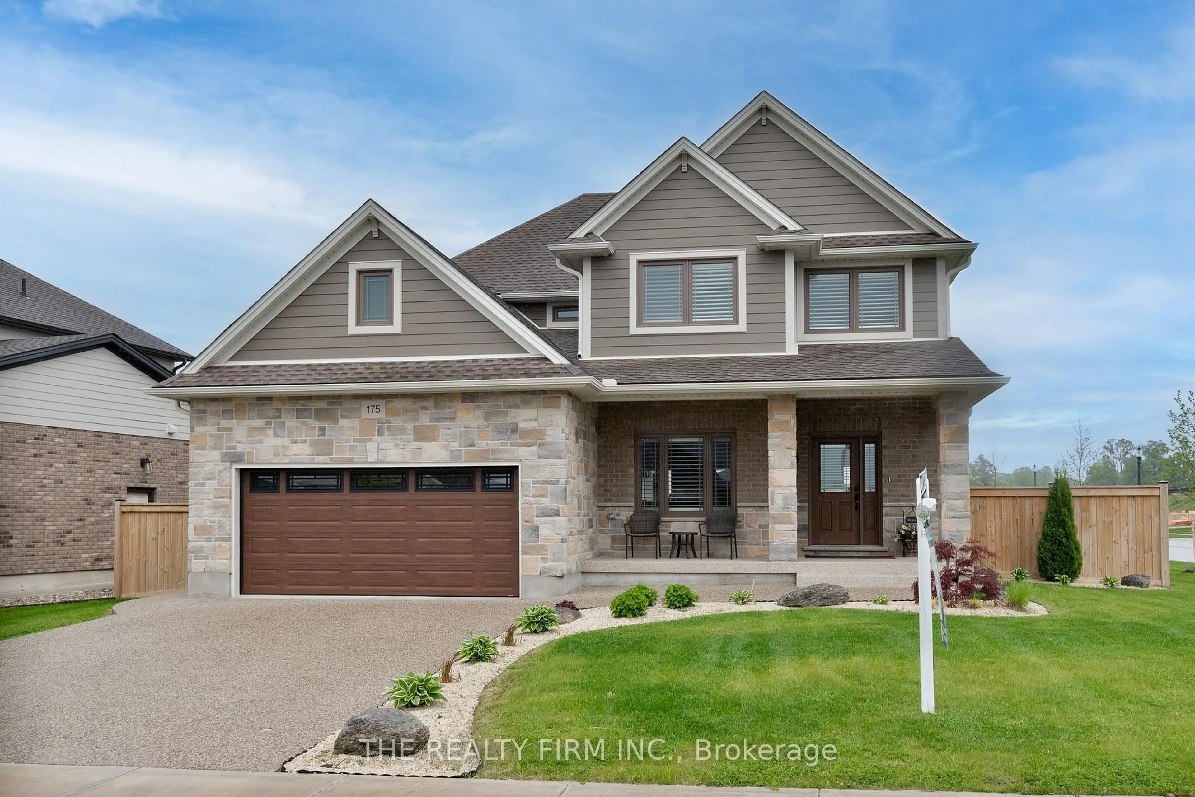Home with brick exterior material, street for 175 Boardwalk Way, Thames Centre Ontario N0L 1G2