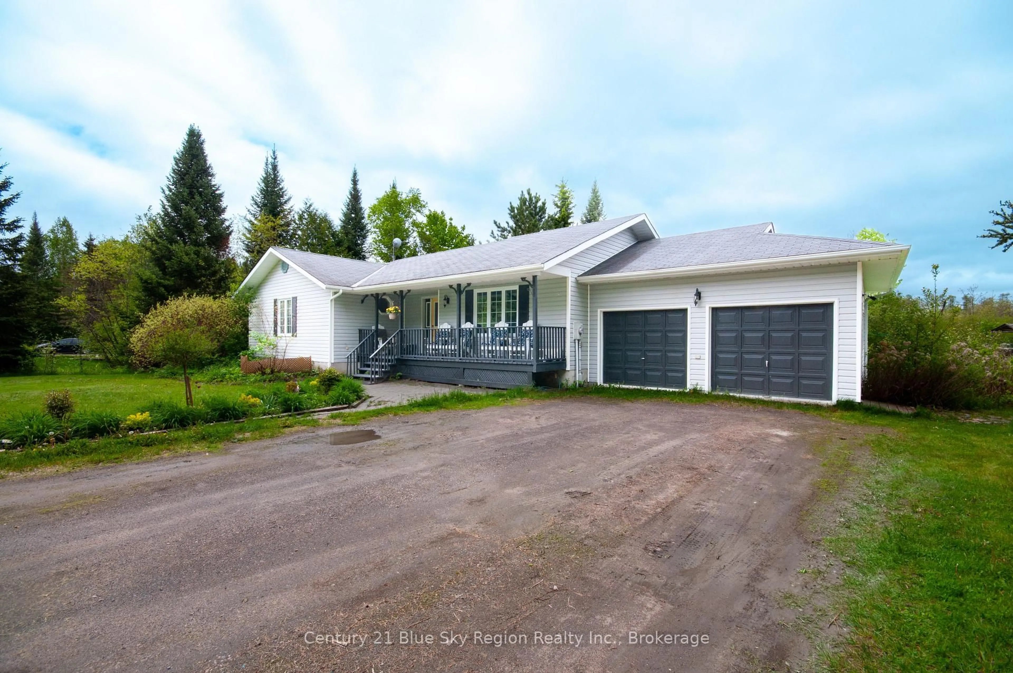 A pic from outside/outdoor area/front of a property/back of a property/a pic from drone, street for 24 Blanche Rd, East Ferris Ontario P0H 1B0