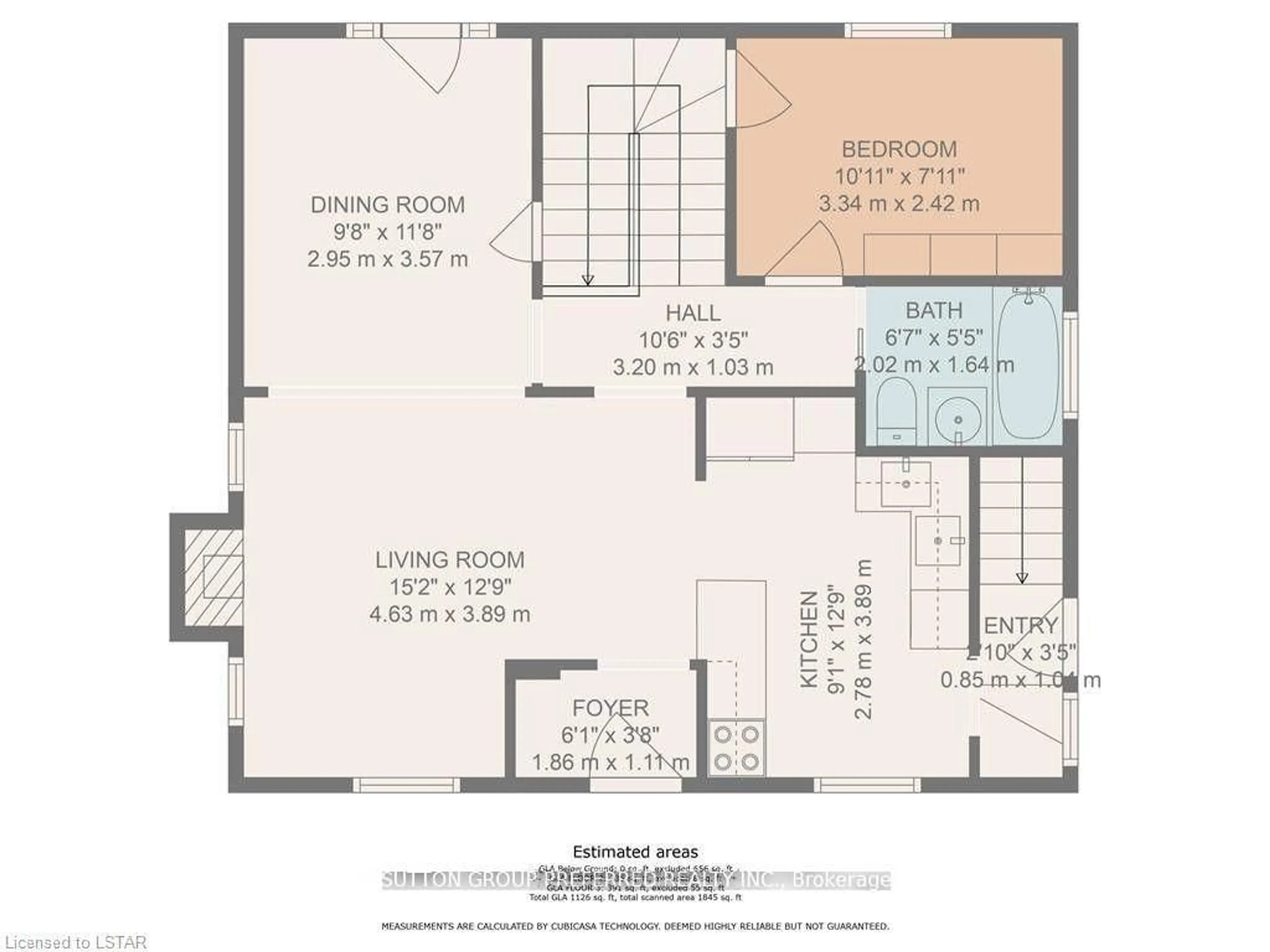 Floor plan for 47 Carfrae St, London South Ontario N6C 1G1