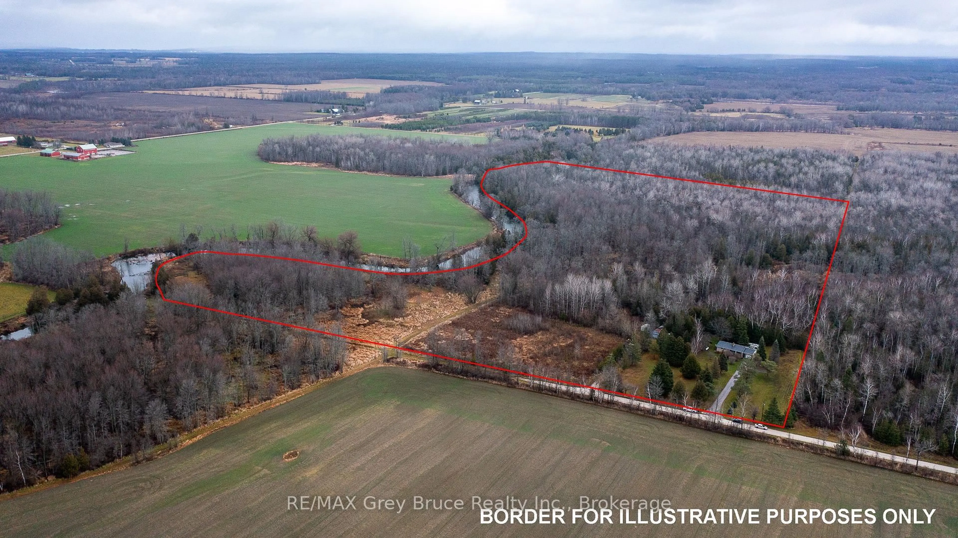 A pic from outside/outdoor area/front of a property/back of a property/a pic from drone, water/lake/river/ocean view for 564 MUNICIPAL Rd, South Bruce Peninsula Ontario N0H 2G0