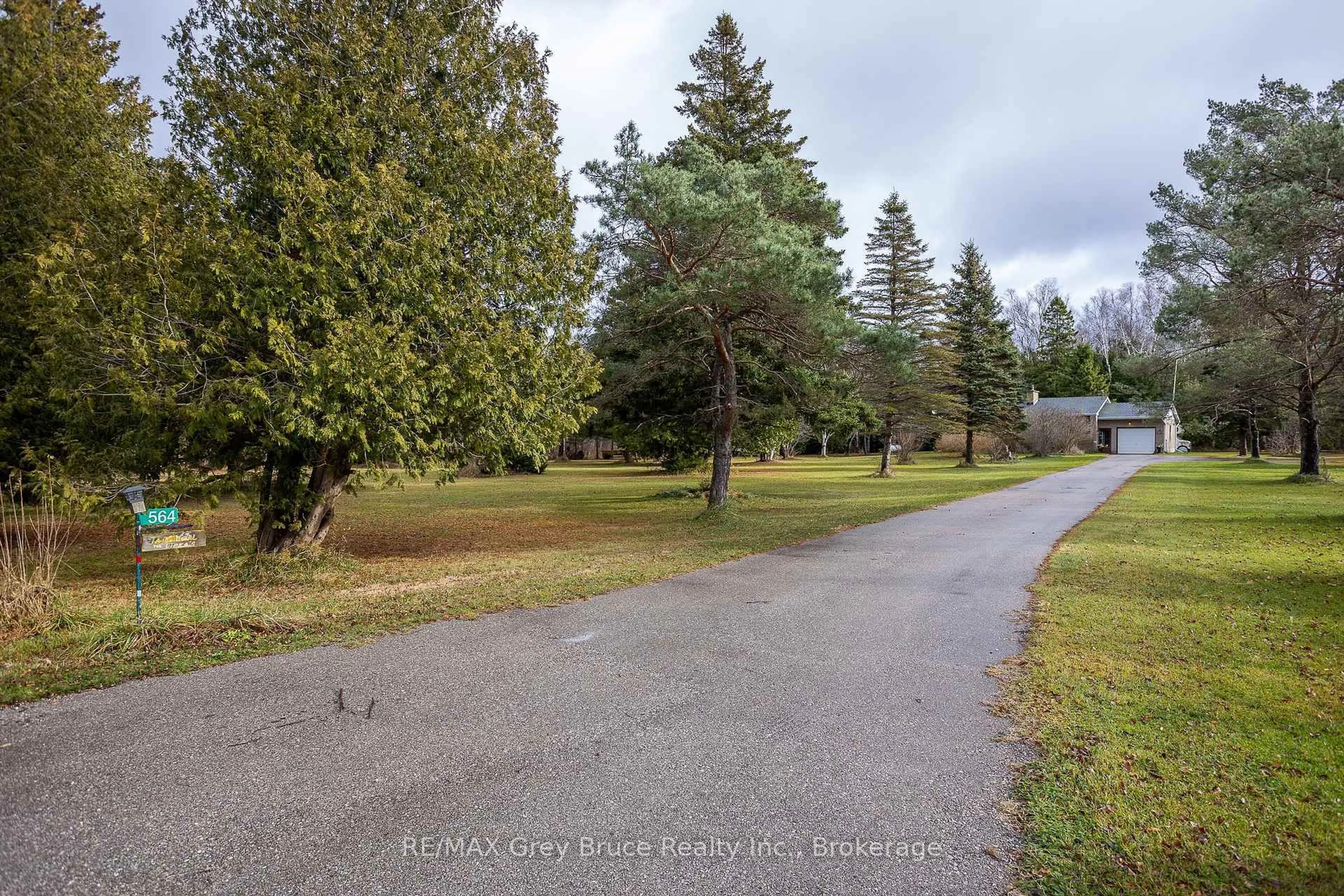 A pic from outside/outdoor area/front of a property/back of a property/a pic from drone, forest/trees view for 564 MUNICIPAL Rd, South Bruce Peninsula Ontario N0H 2G0
