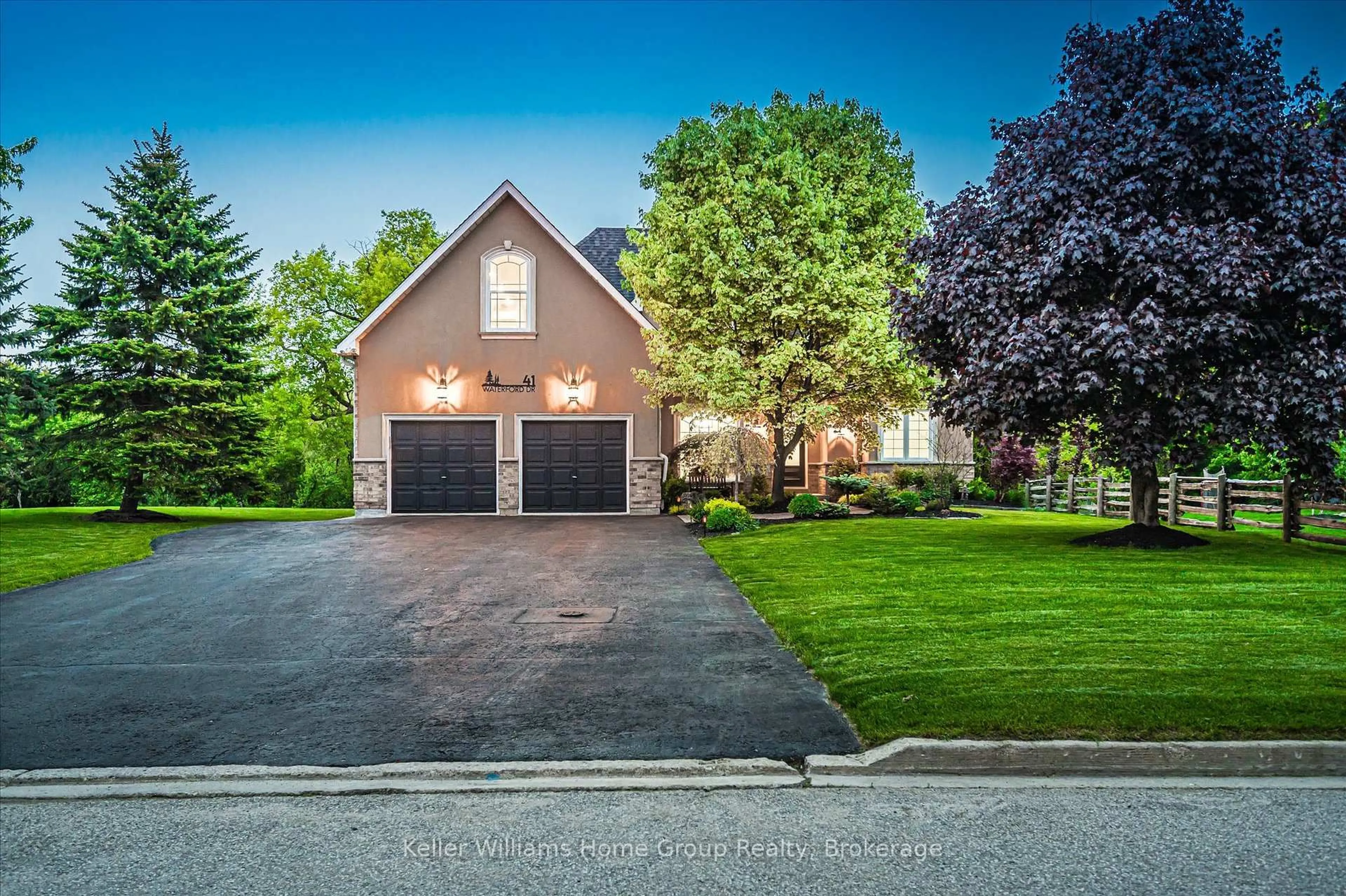 Home with brick exterior material, street for 41 Waterford Dr, Erin Ontario N0B 1T0