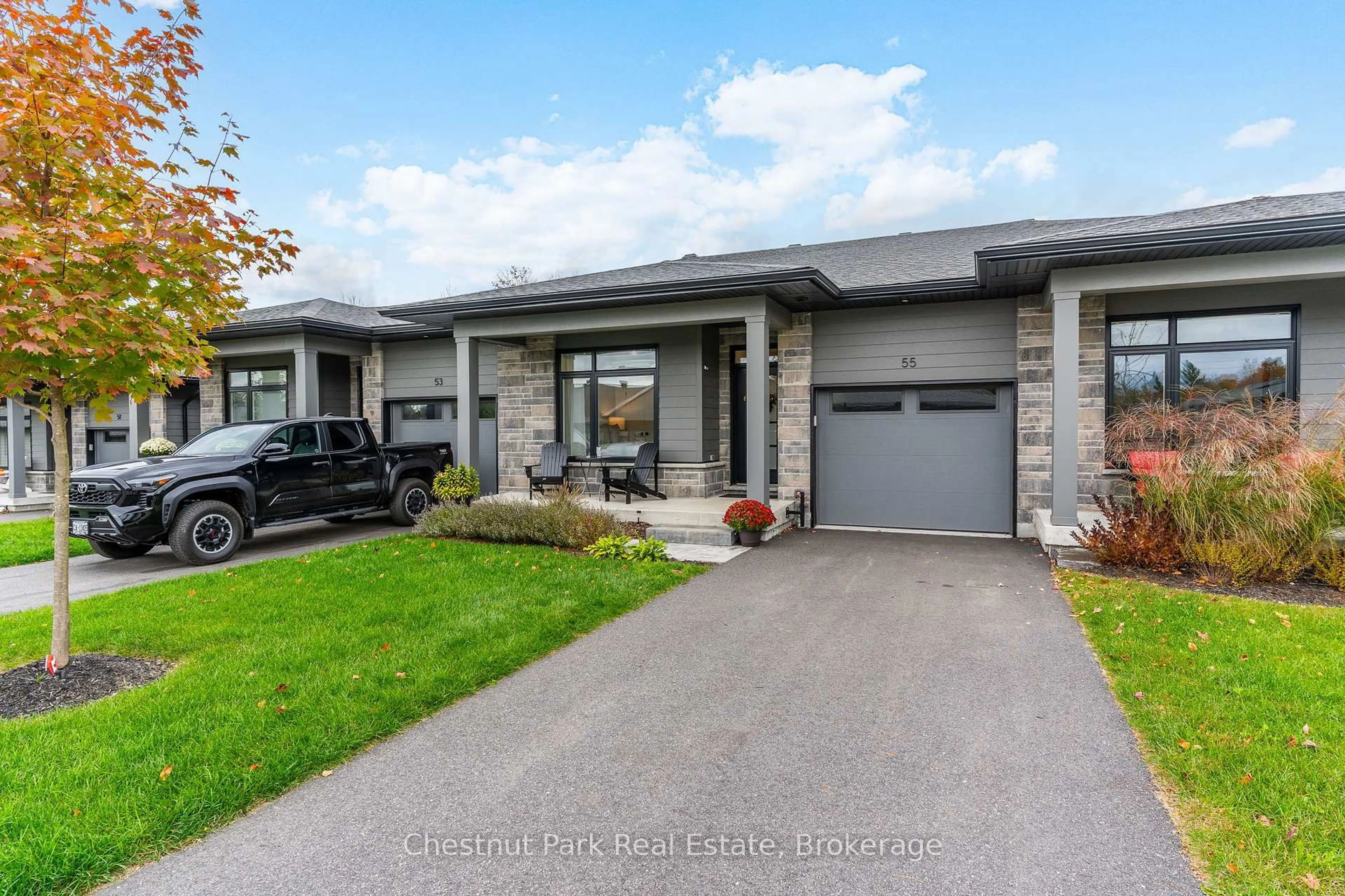 Home with brick exterior material, street for 55 JACK St, Huntsville Ontario P1H 0G4
