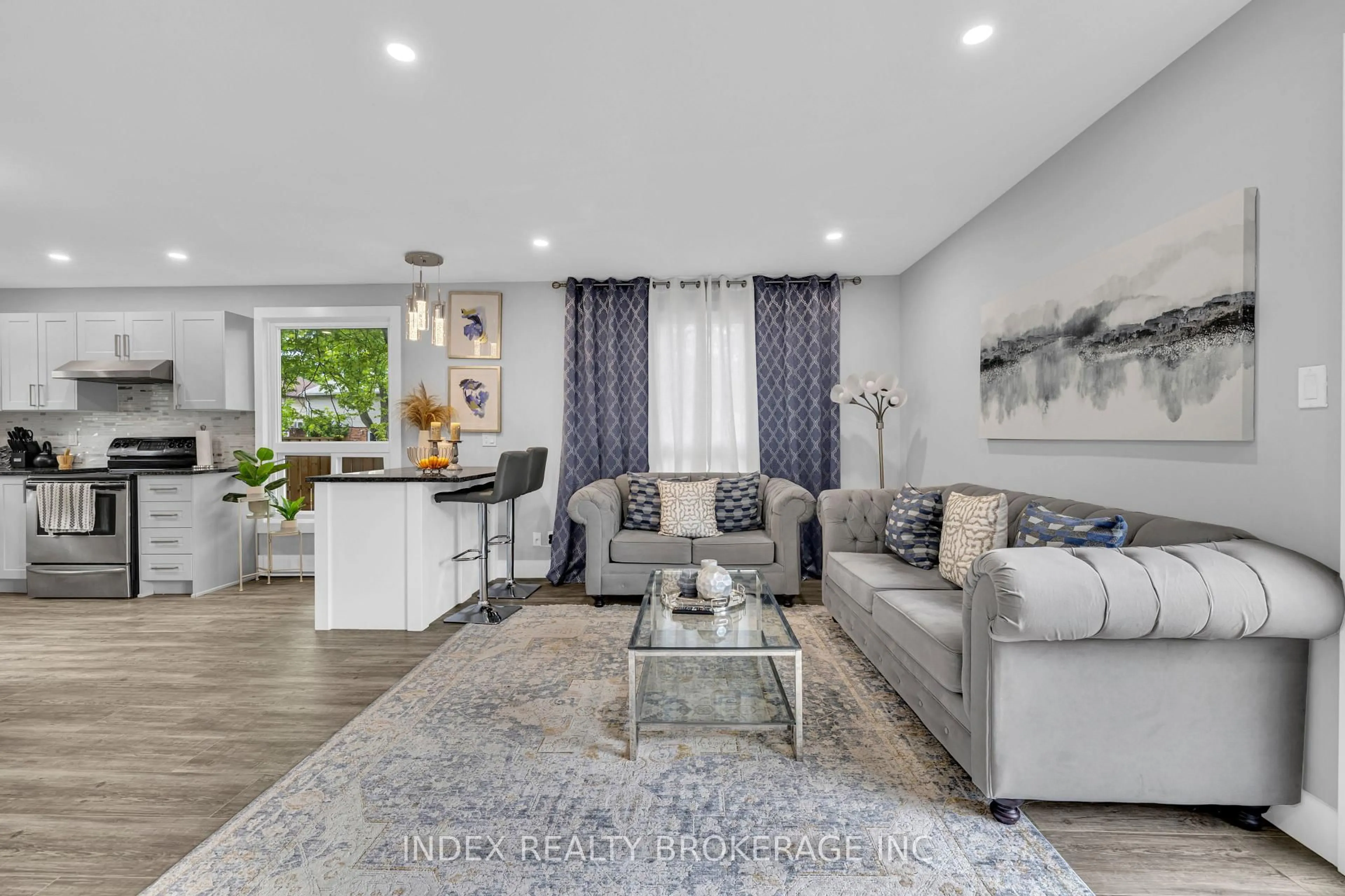Living room with furniture, unknown for 1290 Abbey Crt, Windsor Ontario N8S 4C9