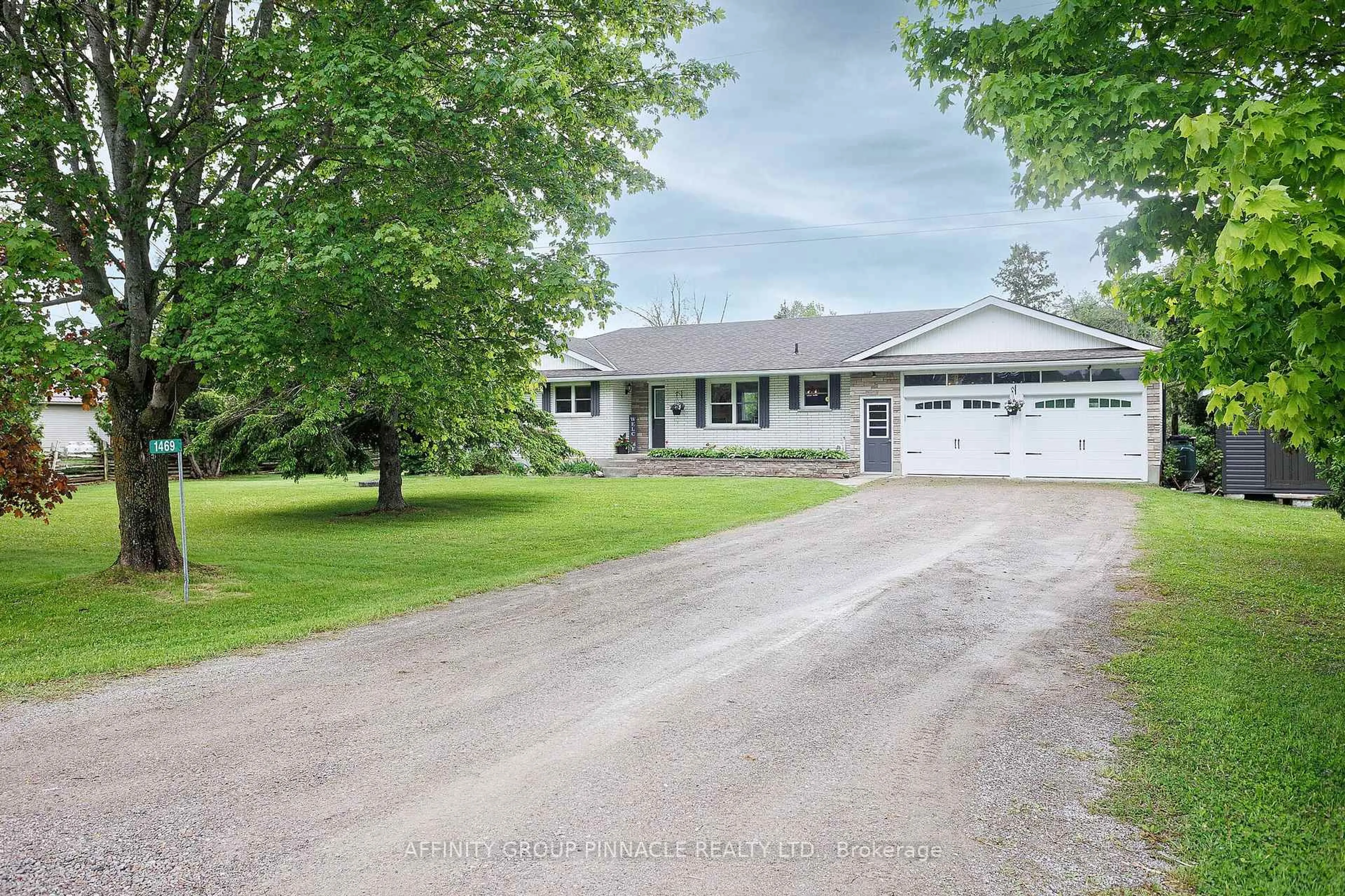 A pic from outside/outdoor area/front of a property/back of a property/a pic from drone, street for 1469 Elm Tree Rd, Kawartha Lakes Ontario K9V 4R2