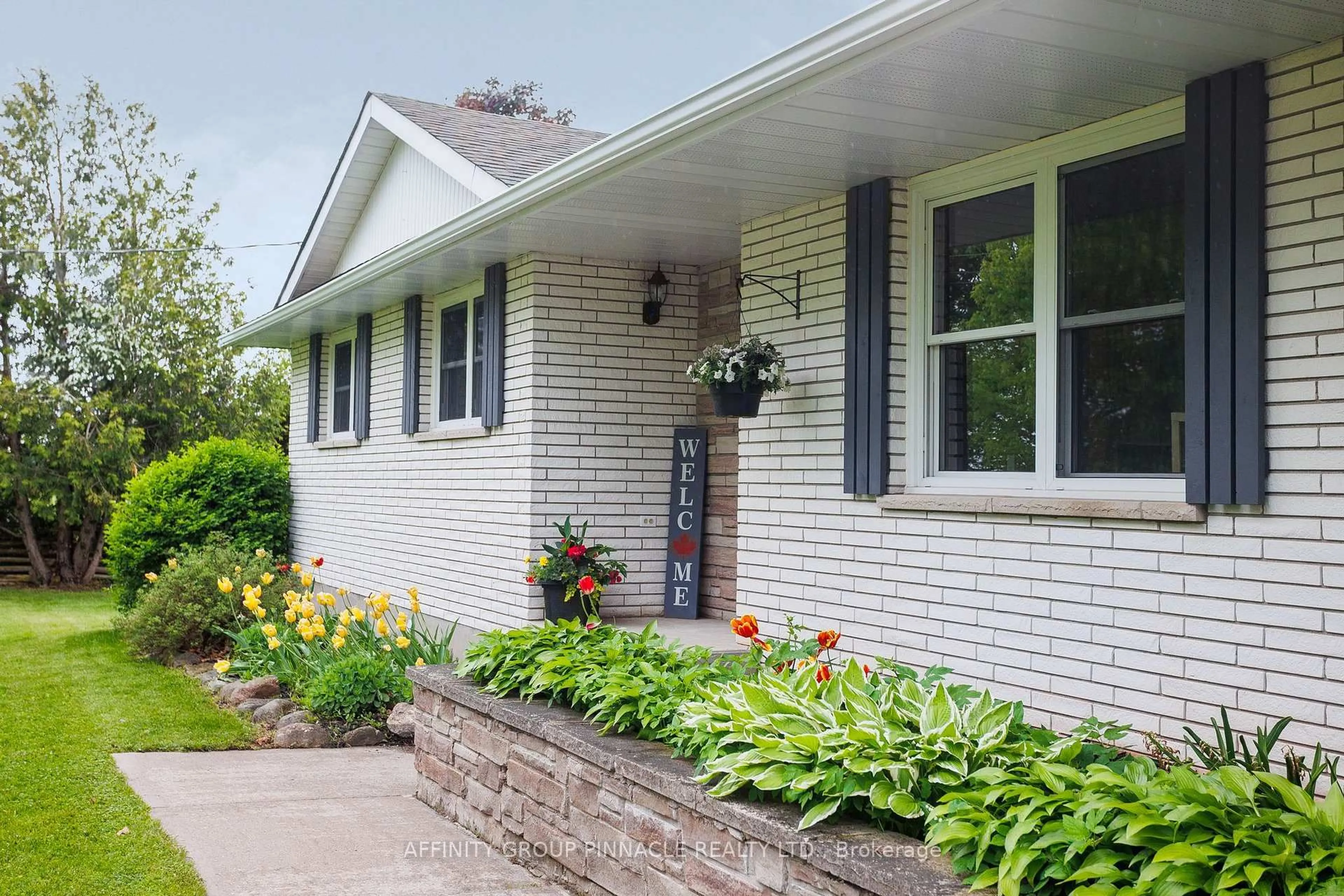 Home with brick exterior material, street for 1469 Elm Tree Rd, Kawartha Lakes Ontario K9V 4R2