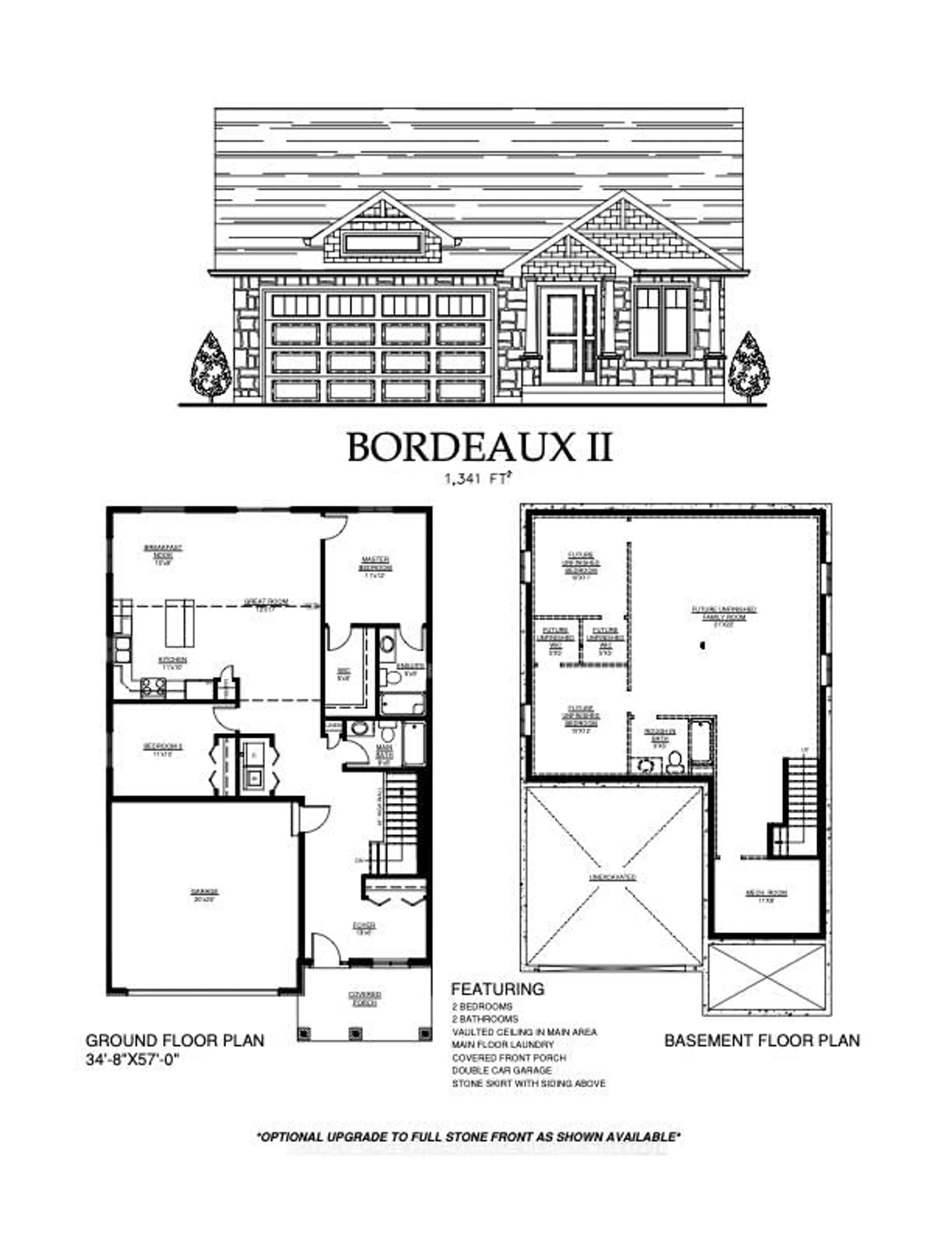 Floor plan for 74 Stirling Cres, Prince Edward County Ontario K0K 2T0