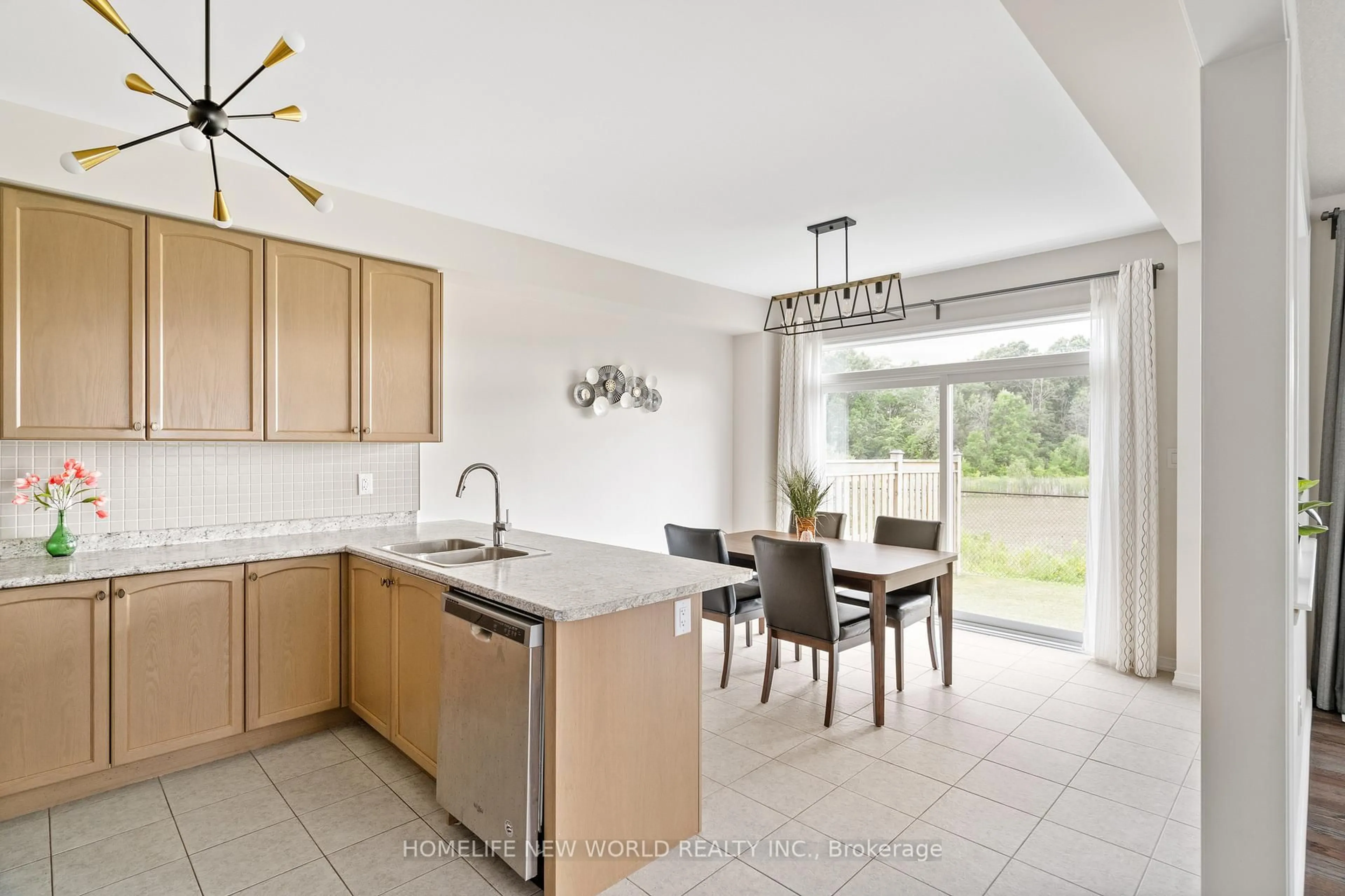 Open concept kitchen, ceramic/tile floor for 7705 Shadbush Lane, Niagara Falls Ontario L2H 3R3