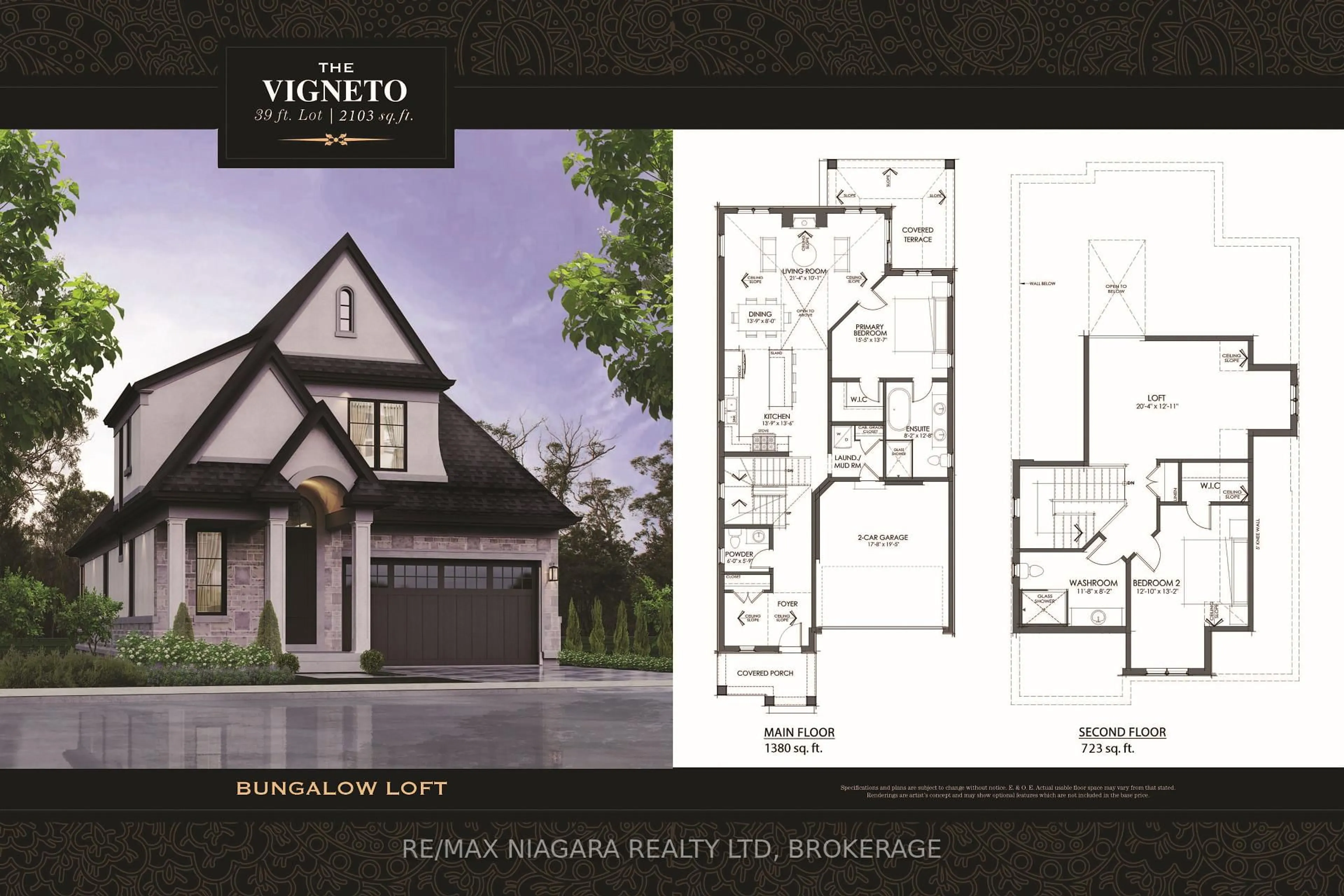 Floor plan for Lot 75 TERRAVITA Dr, Niagara Falls Ontario L2J 0E9