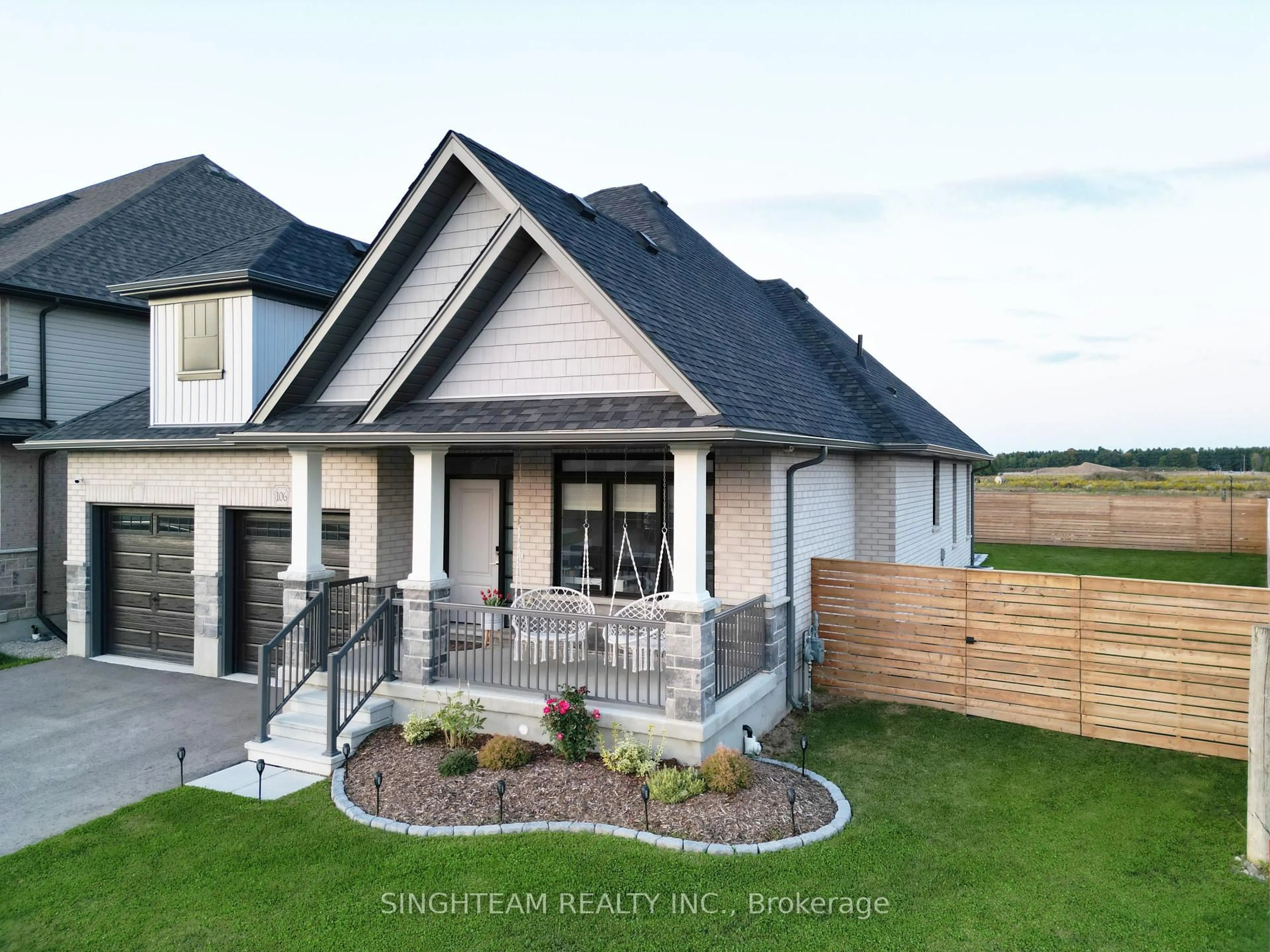 Home with brick exterior material, mountain view for 106 Cutting Dr, Centre Wellington Ontario N0B 1S0
