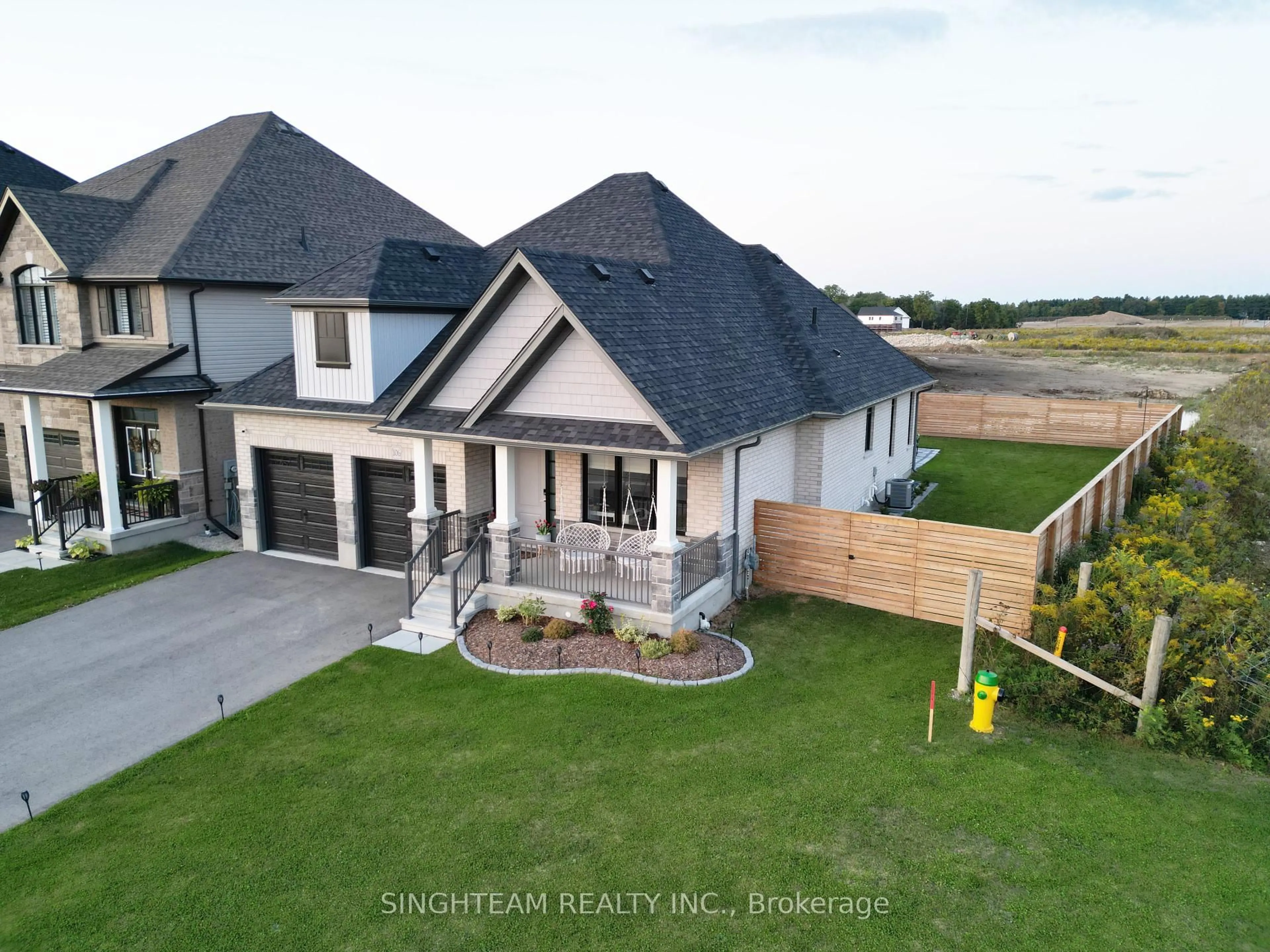 A pic from outside/outdoor area/front of a property/back of a property/a pic from drone, unknown for 106 Cutting Dr, Centre Wellington Ontario N0B 1S0
