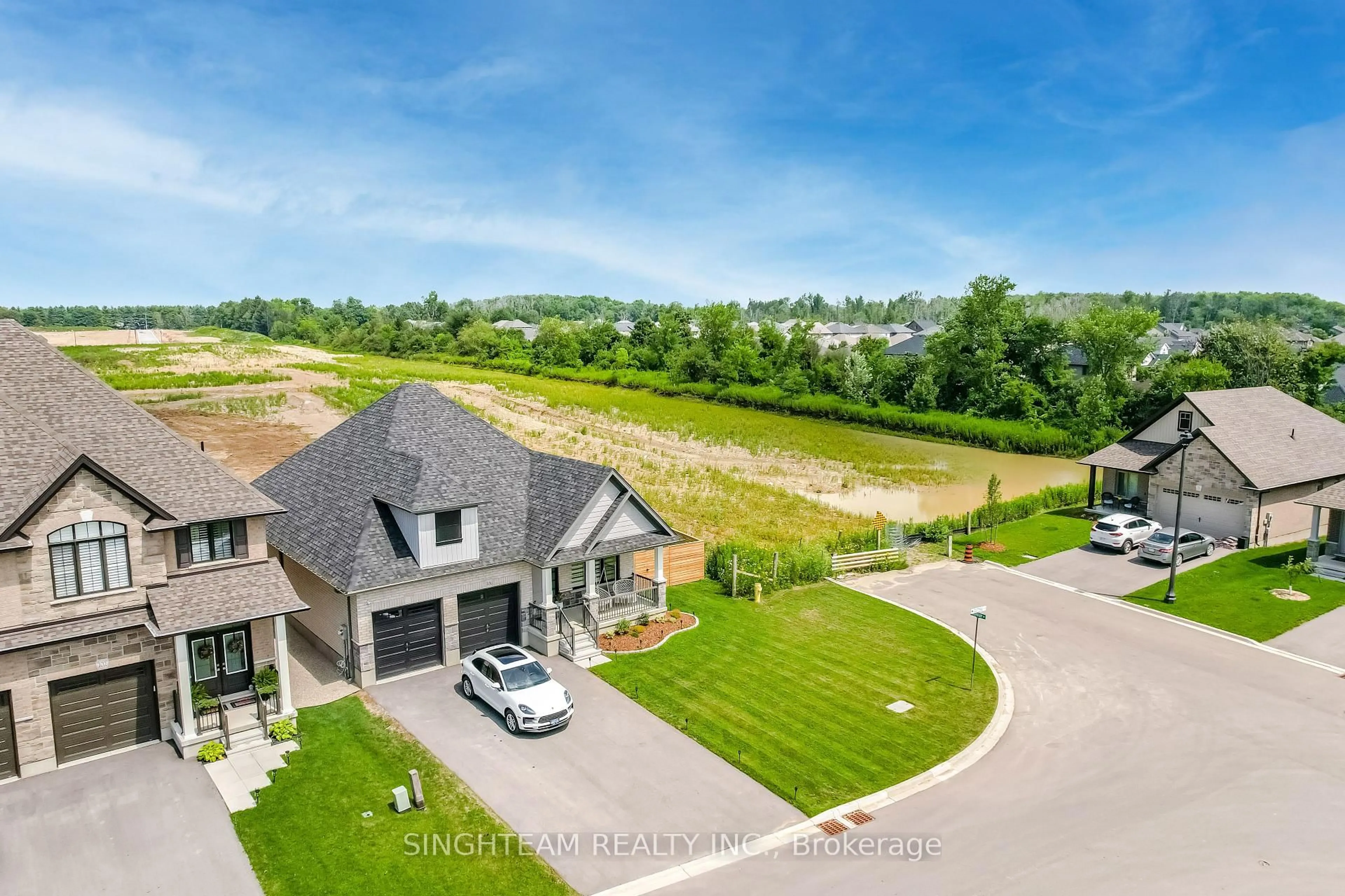 A pic from outside/outdoor area/front of a property/back of a property/a pic from drone, unknown for 106 Cutting Dr, Centre Wellington Ontario N0B 1S0