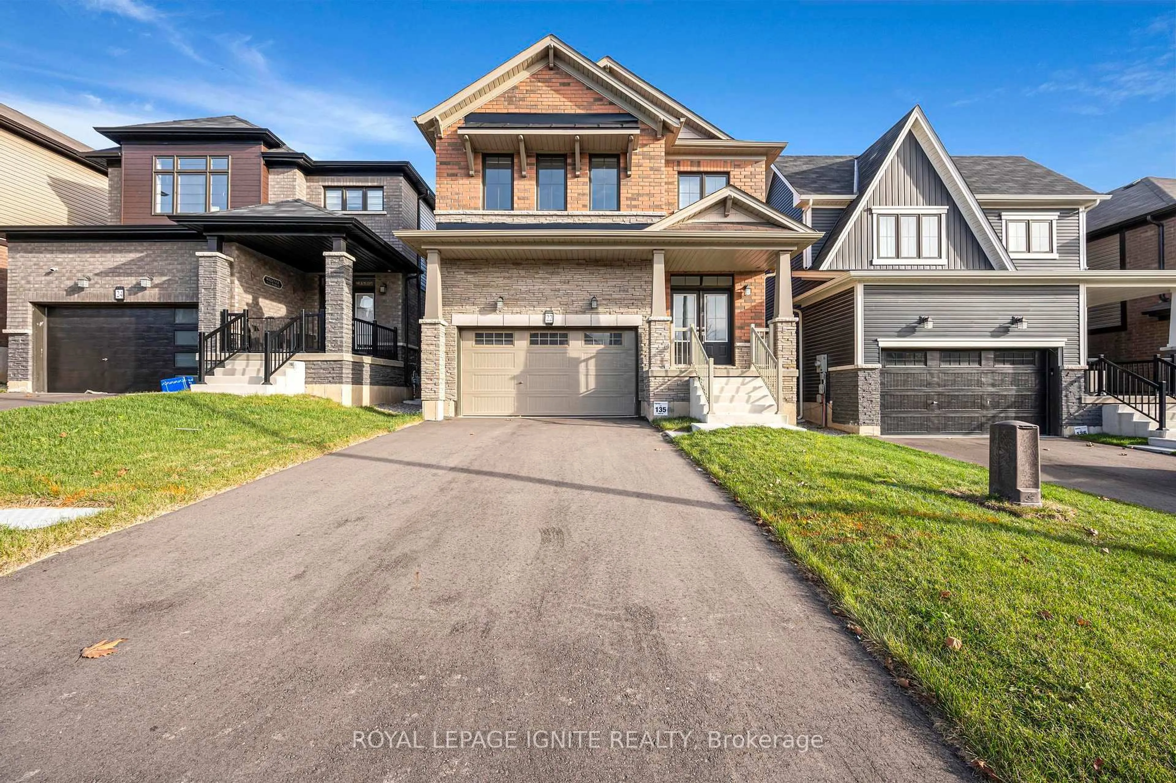 Home with brick exterior material, street for 22 Sundin Dr, Haldimand Ontario N3W 0H1