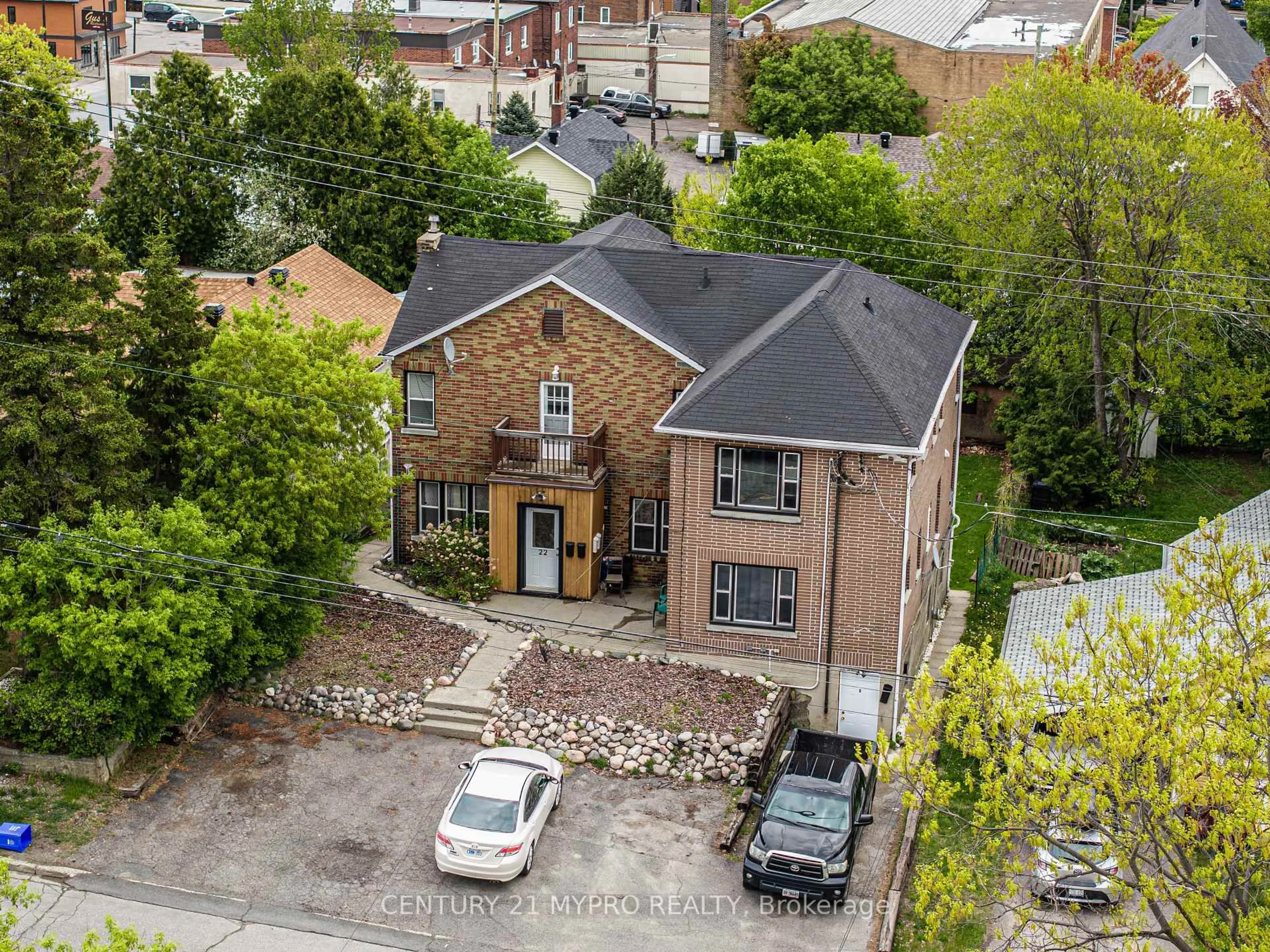 A pic from outside/outdoor area/front of a property/back of a property/a pic from drone, street for 22 Whittaker St, Greater Sudbury Ontario P3C 3W9